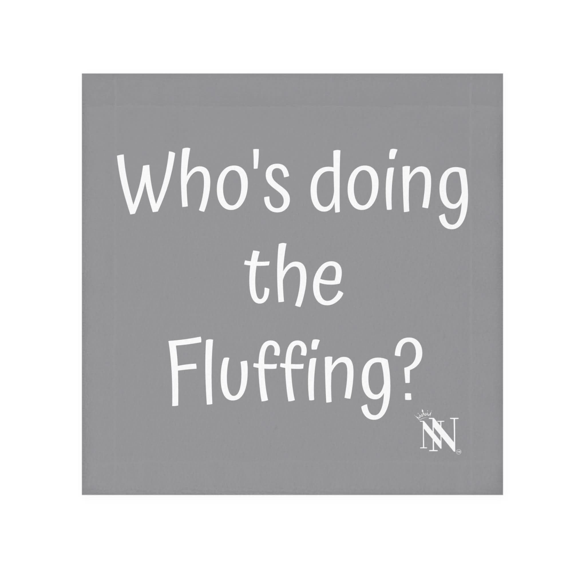 Who’s Fluffing? Grey | Mix & Match Lils’ Fun-Flirty Lovers’ Towels