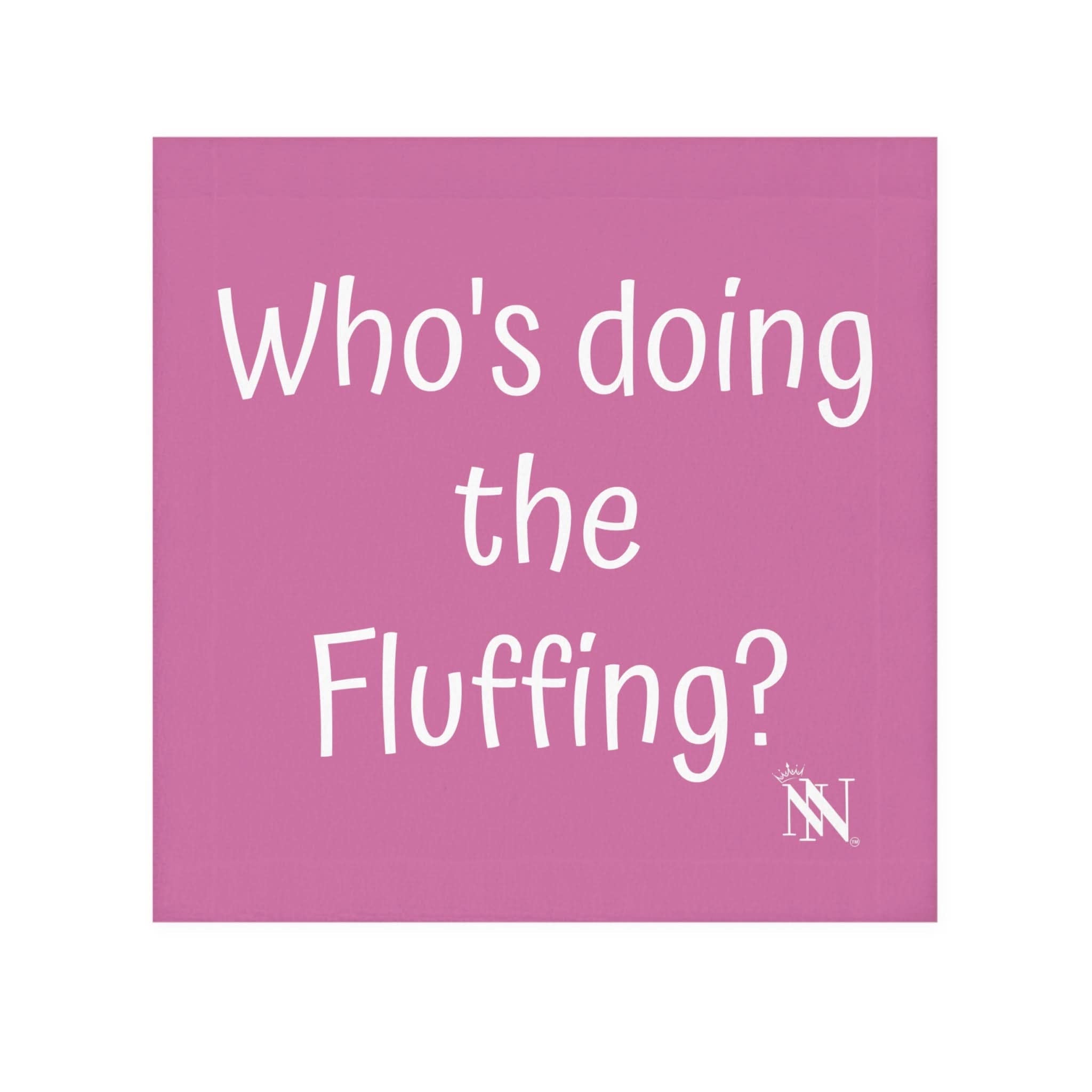 Who’s Fluffing? Pink | Mix & Match Lils’ Fun-Flirty Lovers’ Towels
