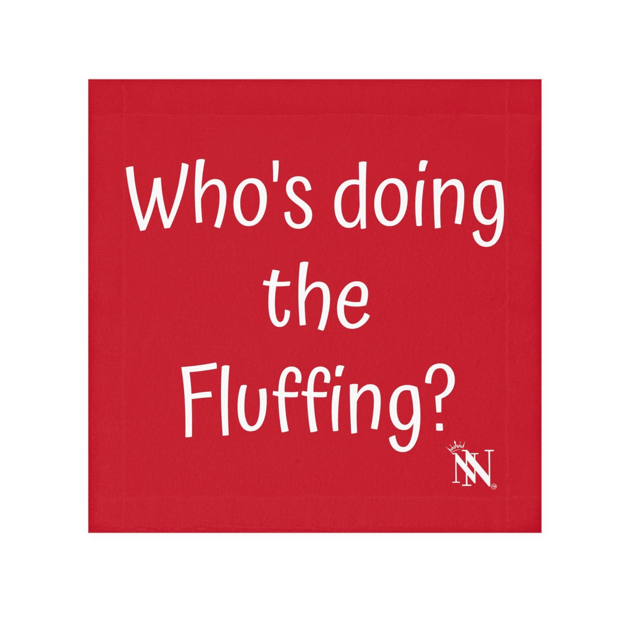 Who’s Fluffing? Red | Mix & Match Lils’ Fun-Flirty Lovers’ Towels
