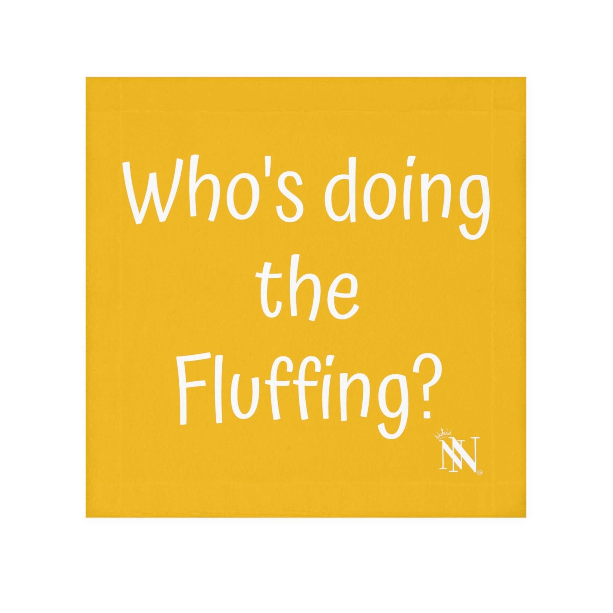 Who’s Fluffing? Yellow | Mix & Match Lils’ Fun-Flirty Lovers’ Towels