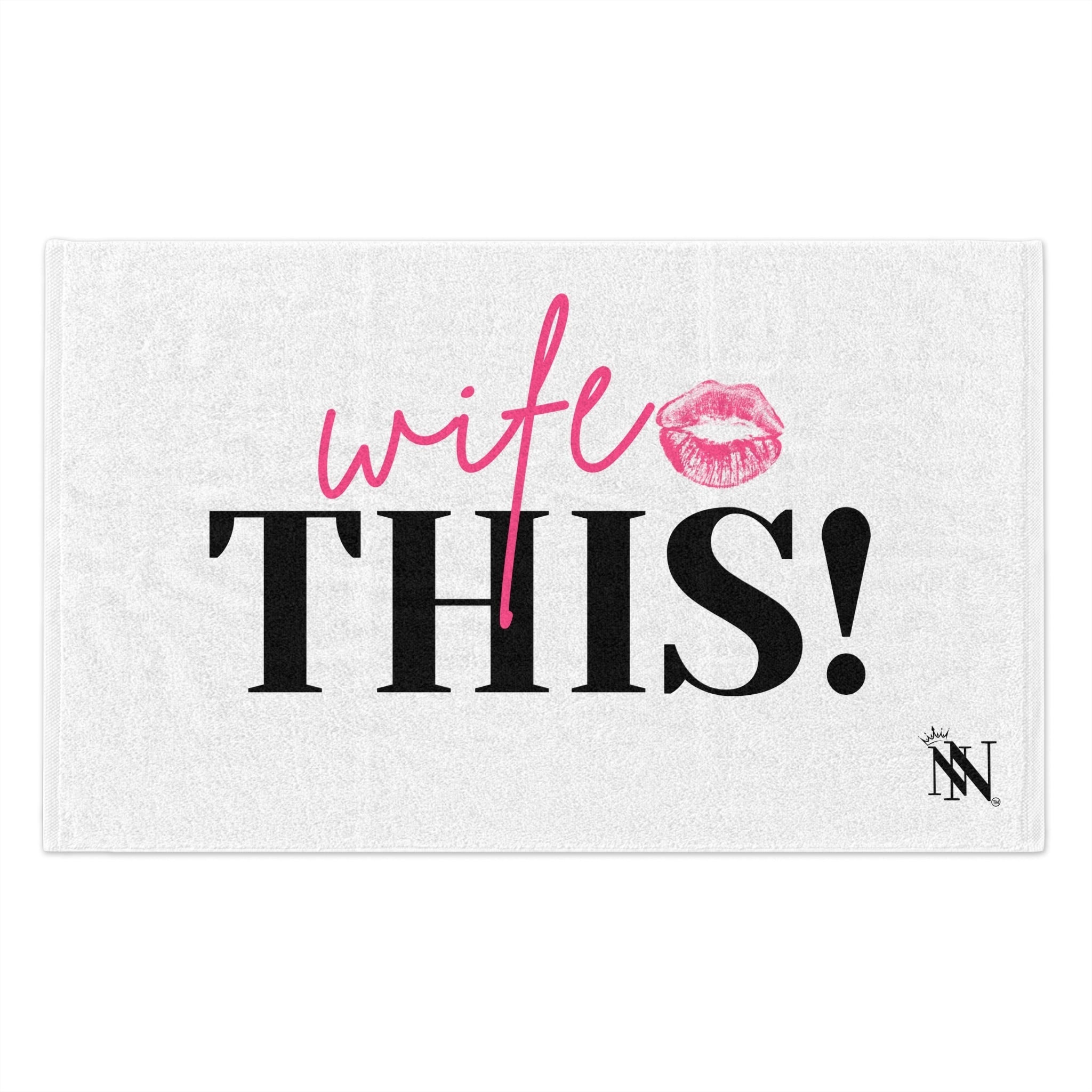 Wife This! With a Kiss | Mix & Match Soft Fun-Flirty Lovers’ Towels