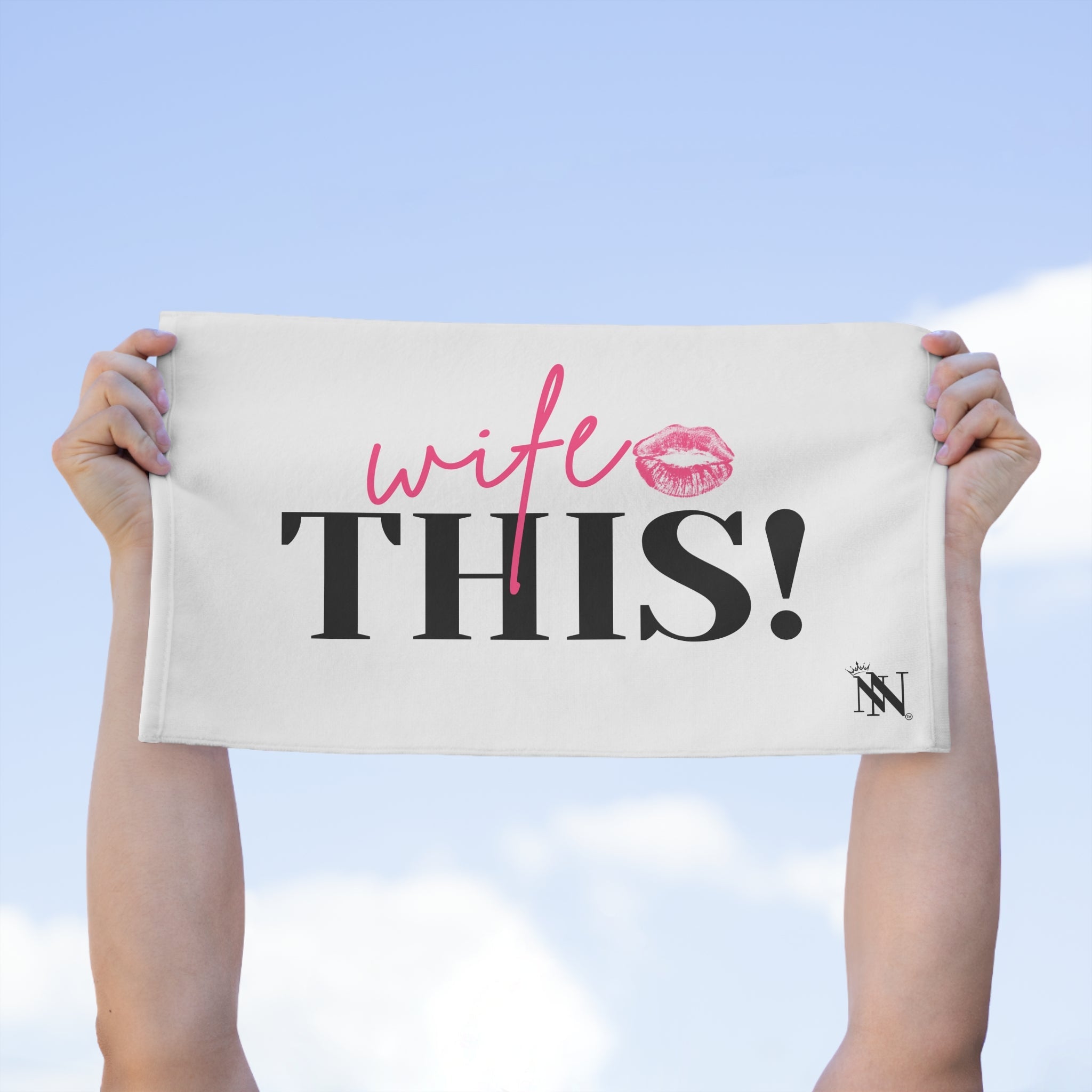 Wife This! With a Kiss | Mix & Match Soft Fun-Flirty Lovers’ Towels