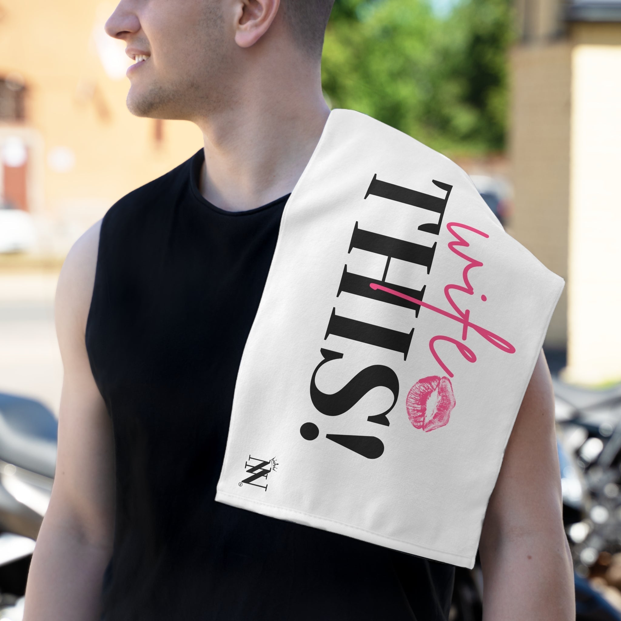 Wife This! With a Kiss | Mix & Match Soft Fun-Flirty Lovers’ Towels