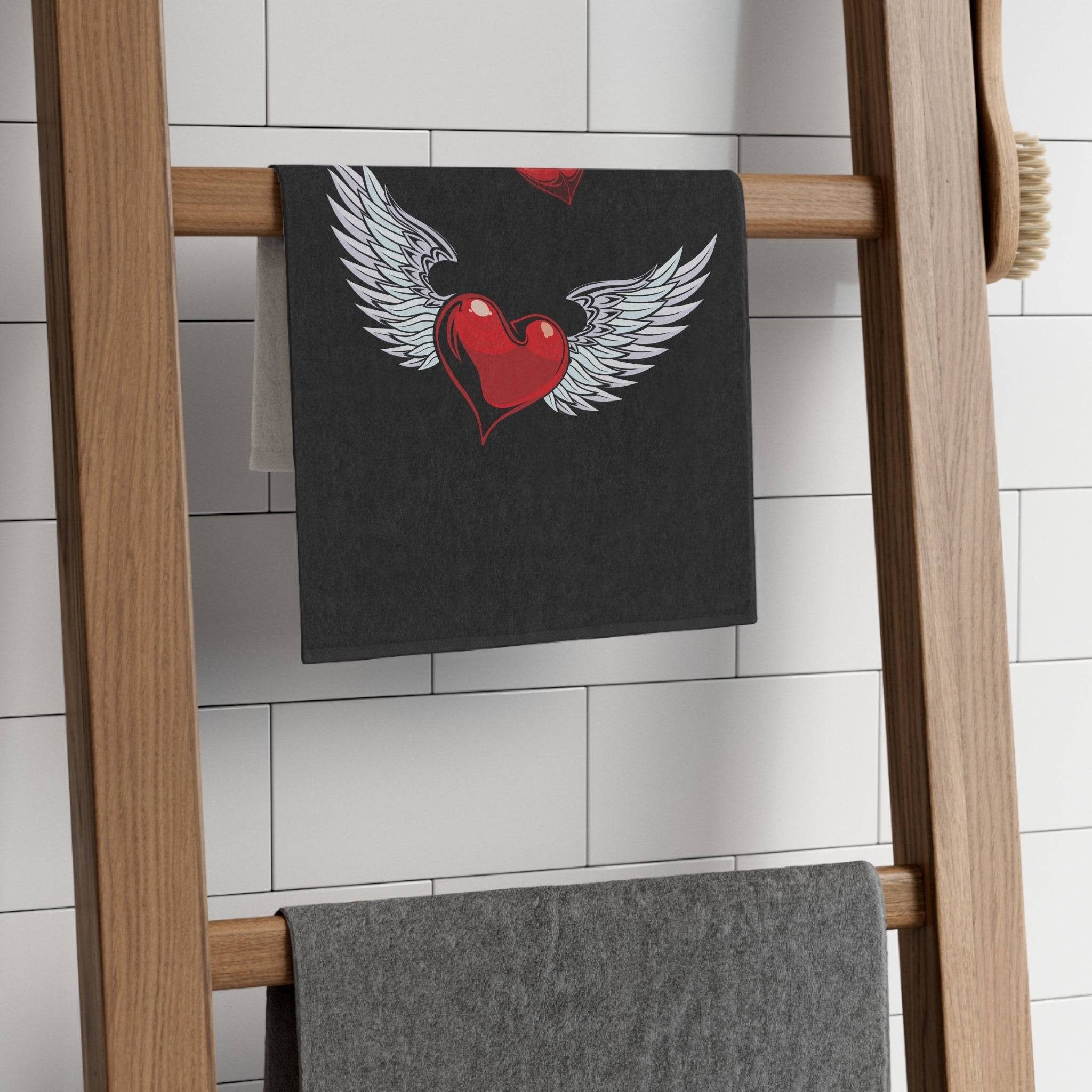 Wings of Love | Mix & Match Soft Fun-Flirty Lovers’ Towels