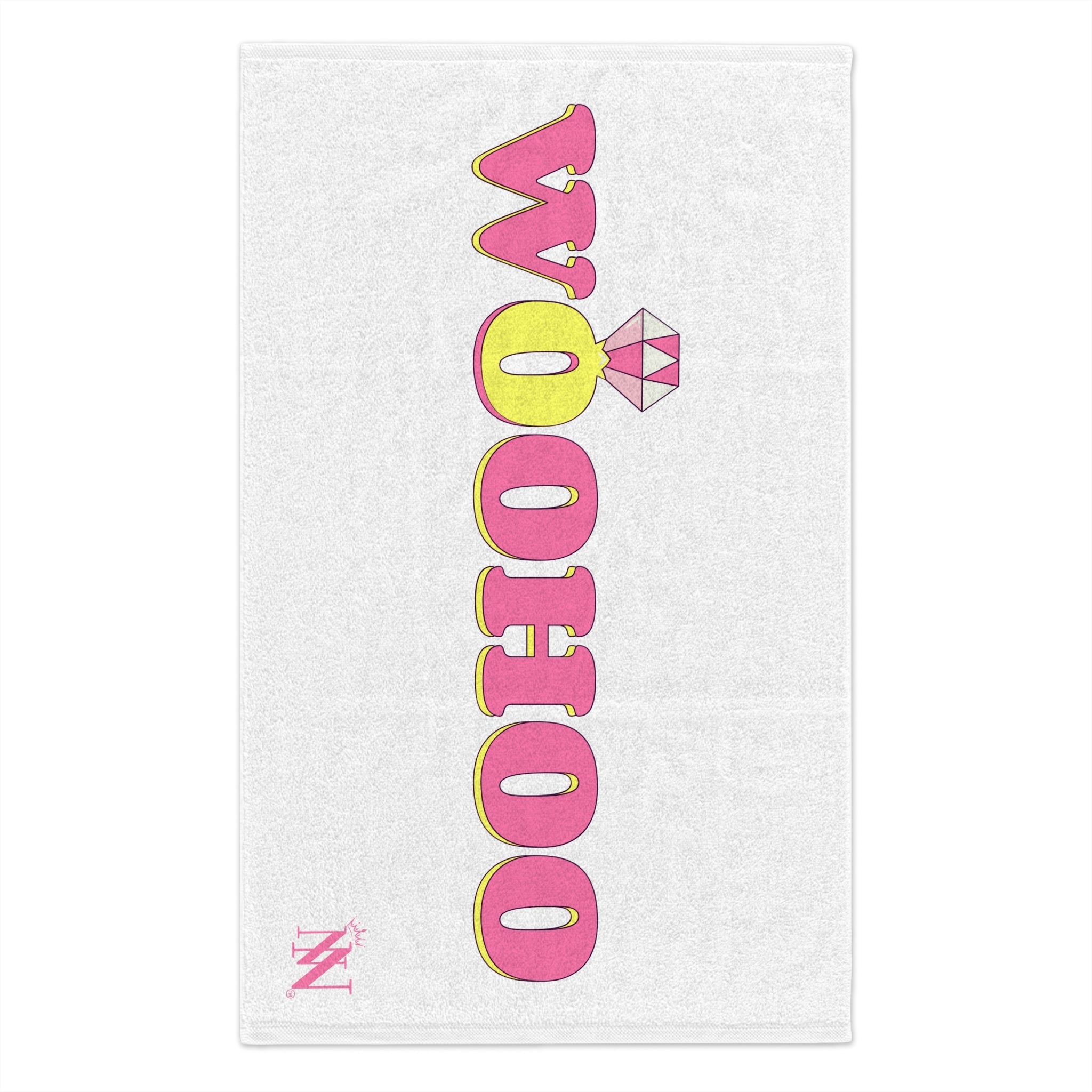 WooHoo Diamond Ring Bride | Mix & Match Soft Fun-Flirty Lovers’ Towels