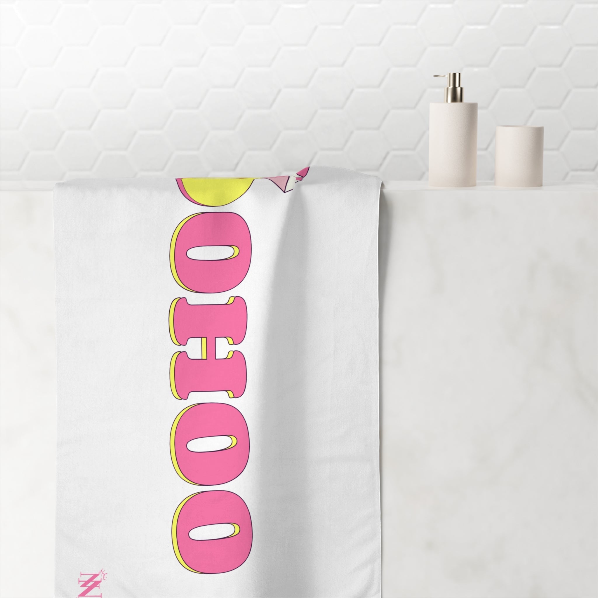 WooHoo Diamond Ring Bride | Mix & Match XL Fun-Flirty Lovers’ Towels