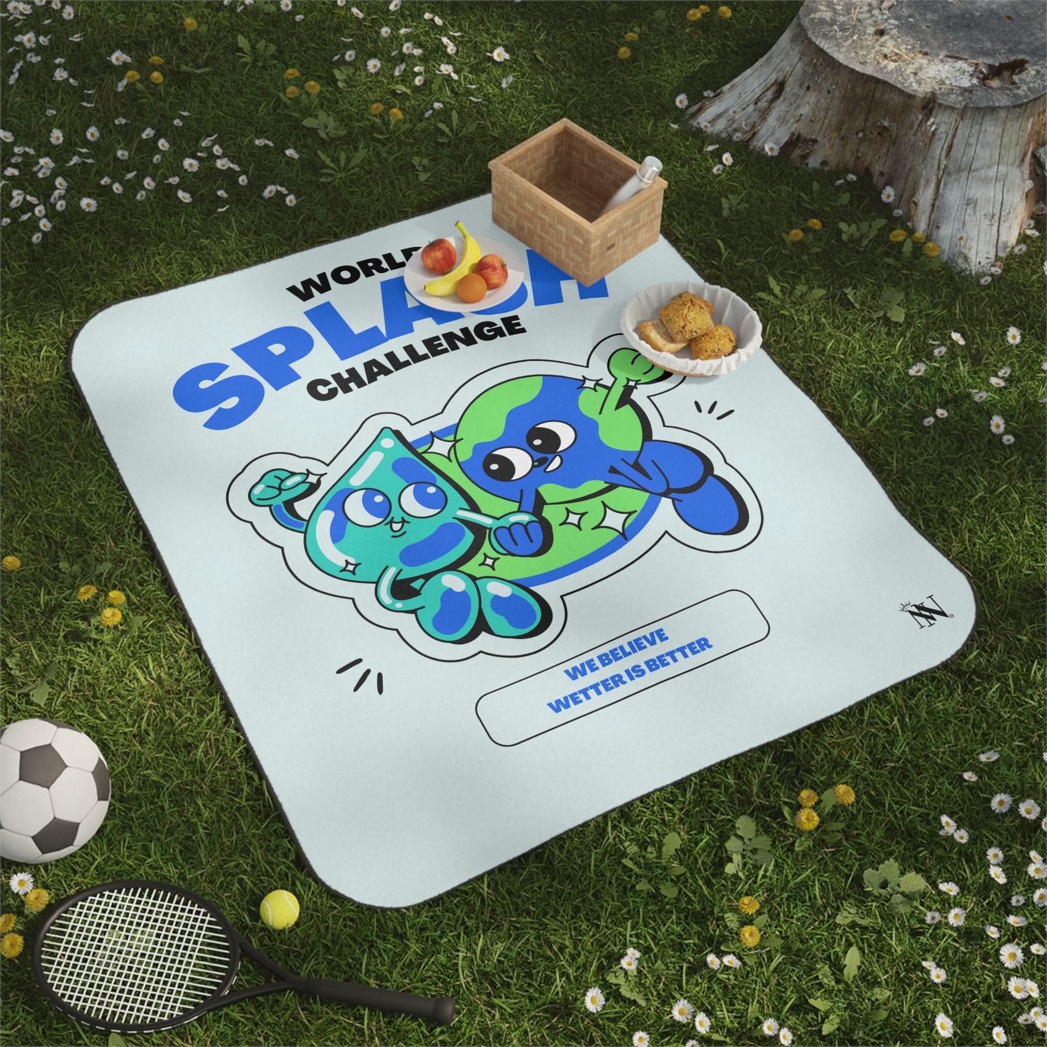World Splash Challenge | Mix Match Fun-Flirty Lovers’ Water-Resistant Blankets