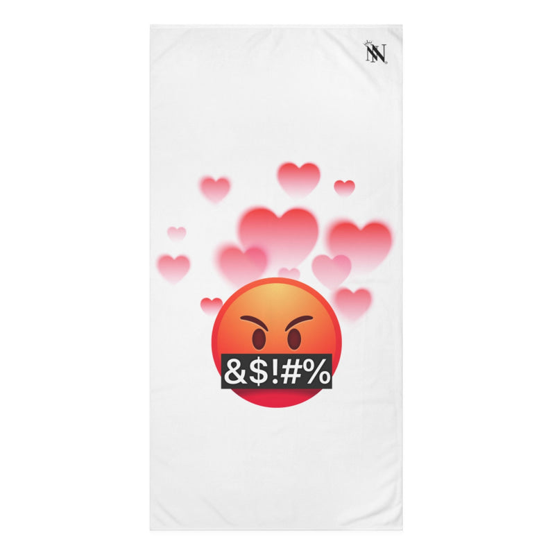 WTF? Love Emoji | Mix & Match XL Fun-Flirty Lovers’ Towels