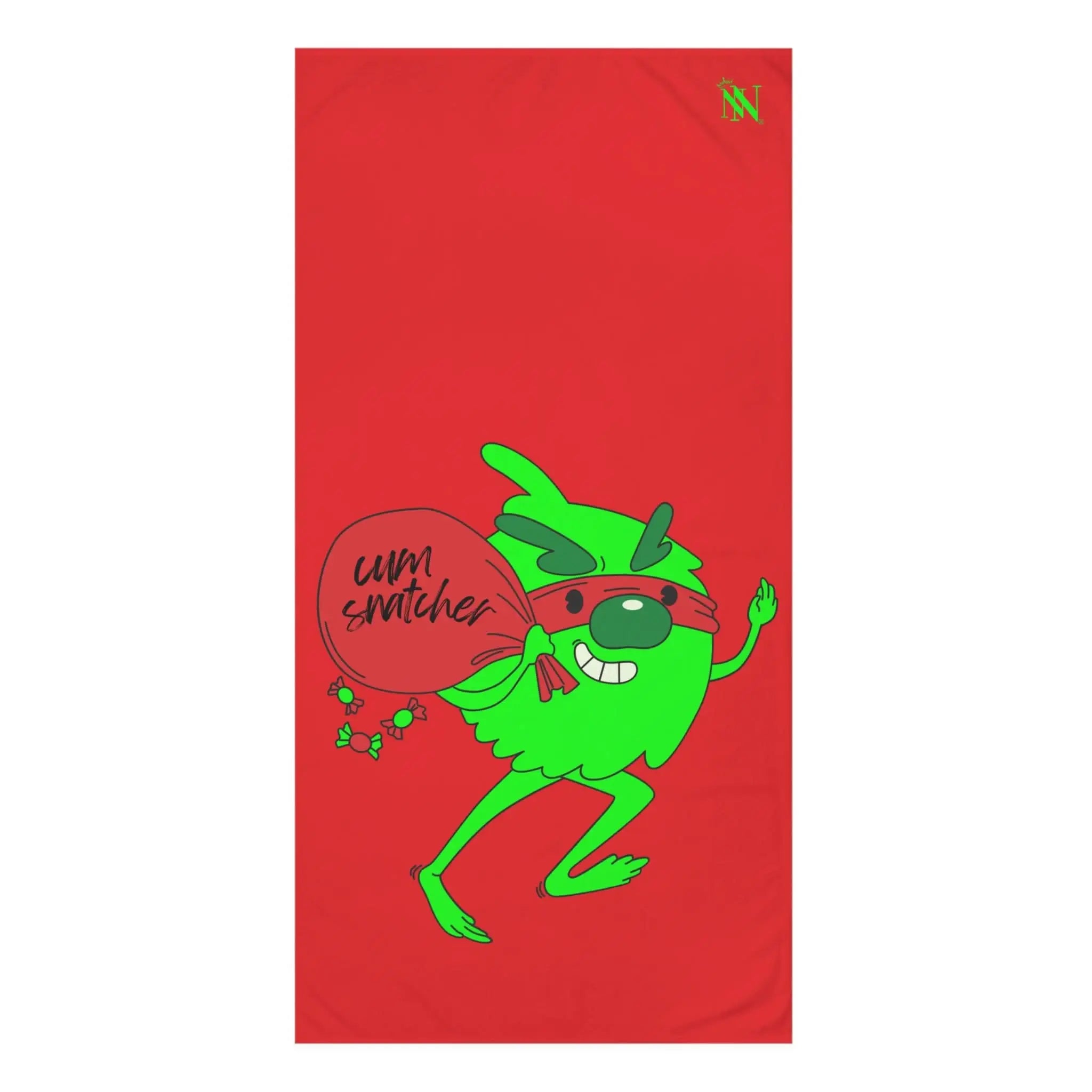 Xmas Cum Snatcher | Mix & Match Naughty XL Fun-Flirty Lovers’ Towels