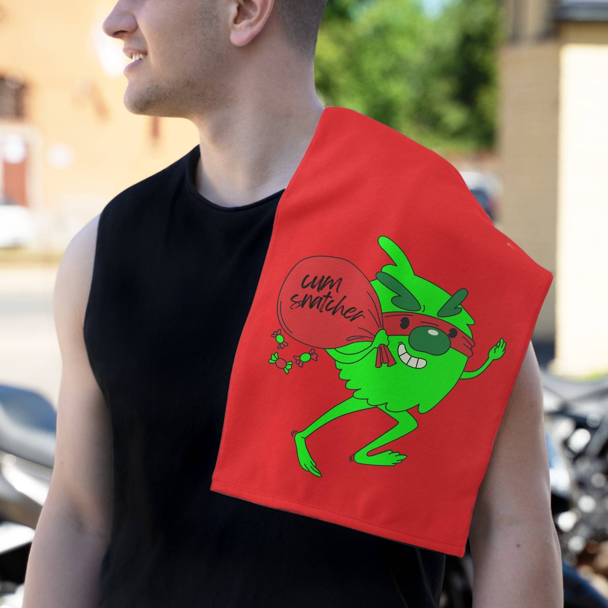 Xmas Cum Snatcher | Mix & Match Soft Fun-Flirty Lovers’ Christmas Towels