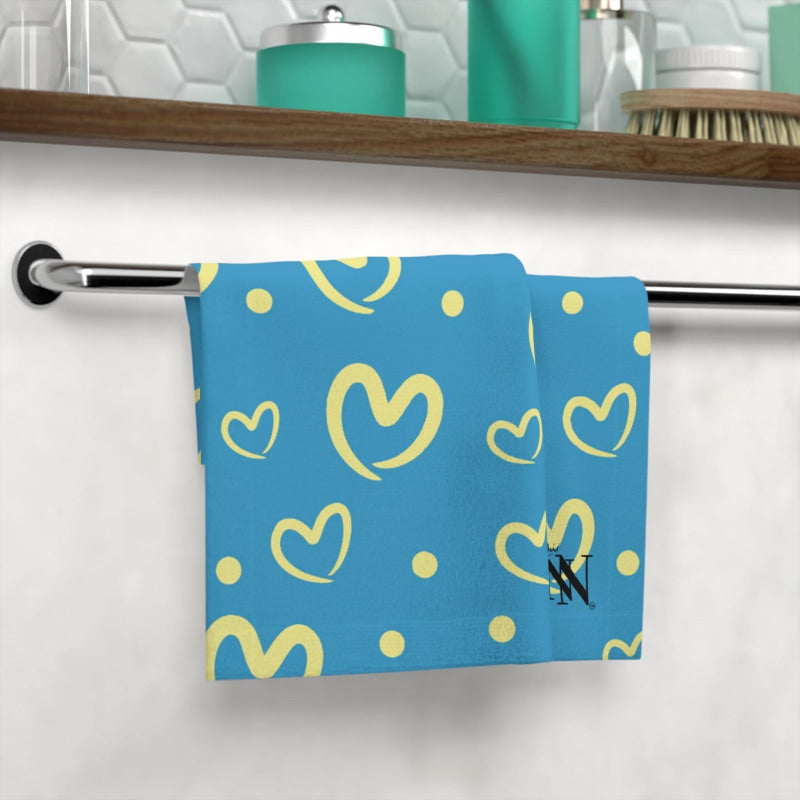 Yellow Heart | Mix & Match Lils’ Fun-Flirty Lovers’ Towels