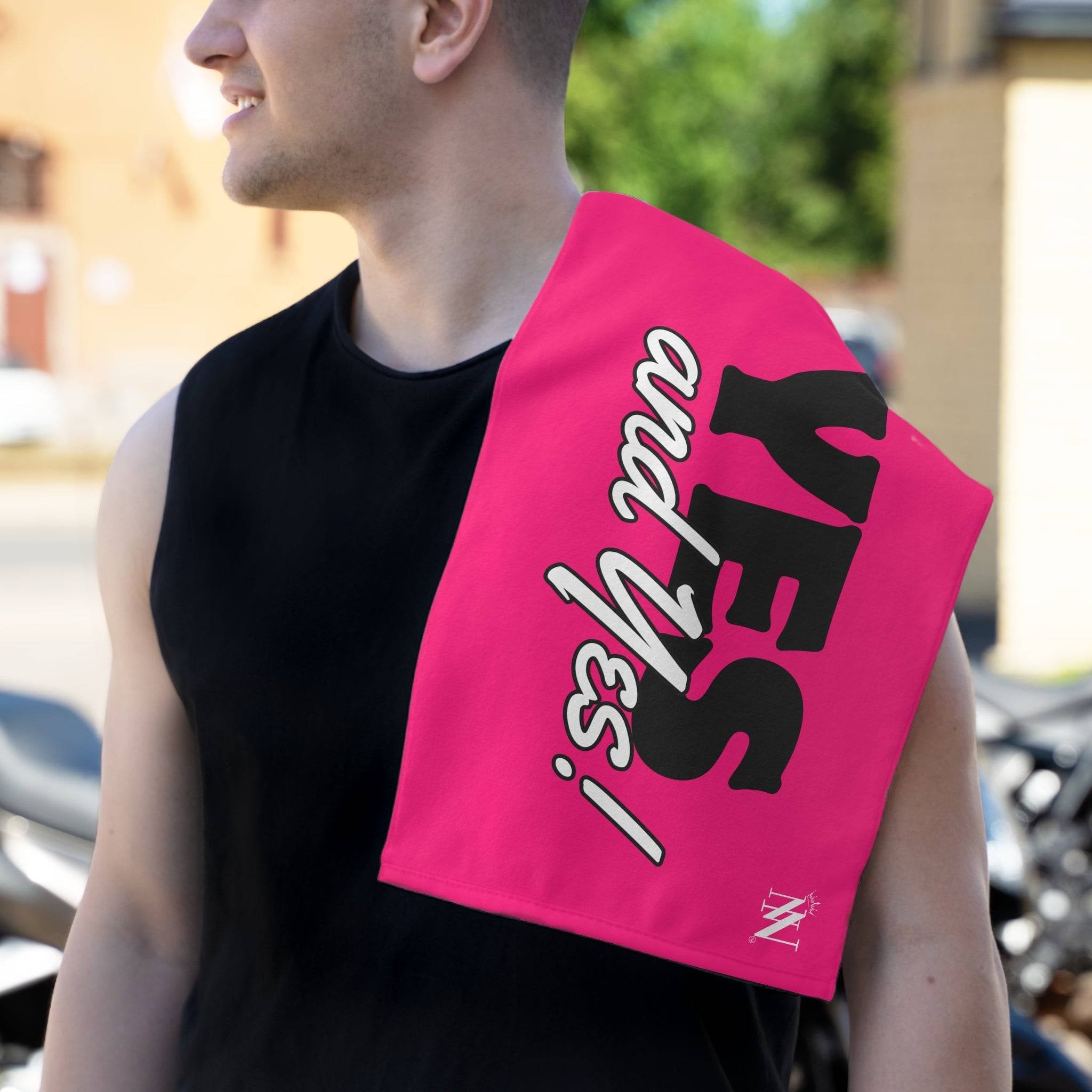 Yes and Yes! Pink Mix & Match Soft Sex Towels | Naughty Lovers’ Gifts