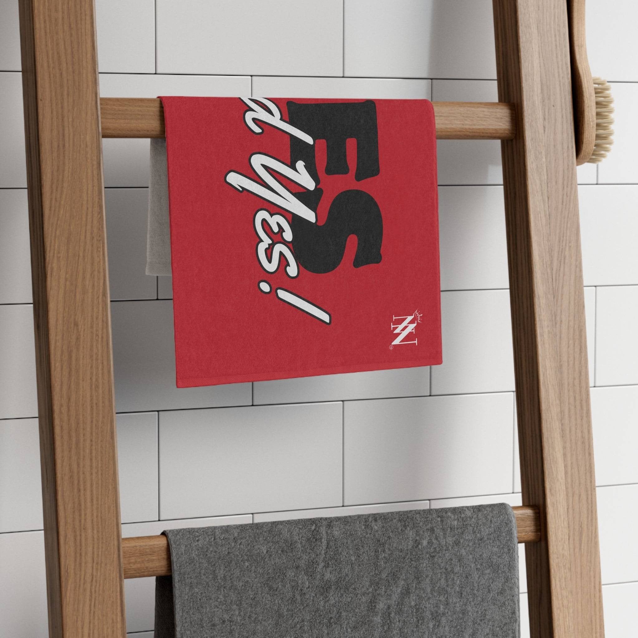 Yes and Yes! Red Mix & Match Soft Sex Towels | Naughty Lovers’ Gifts