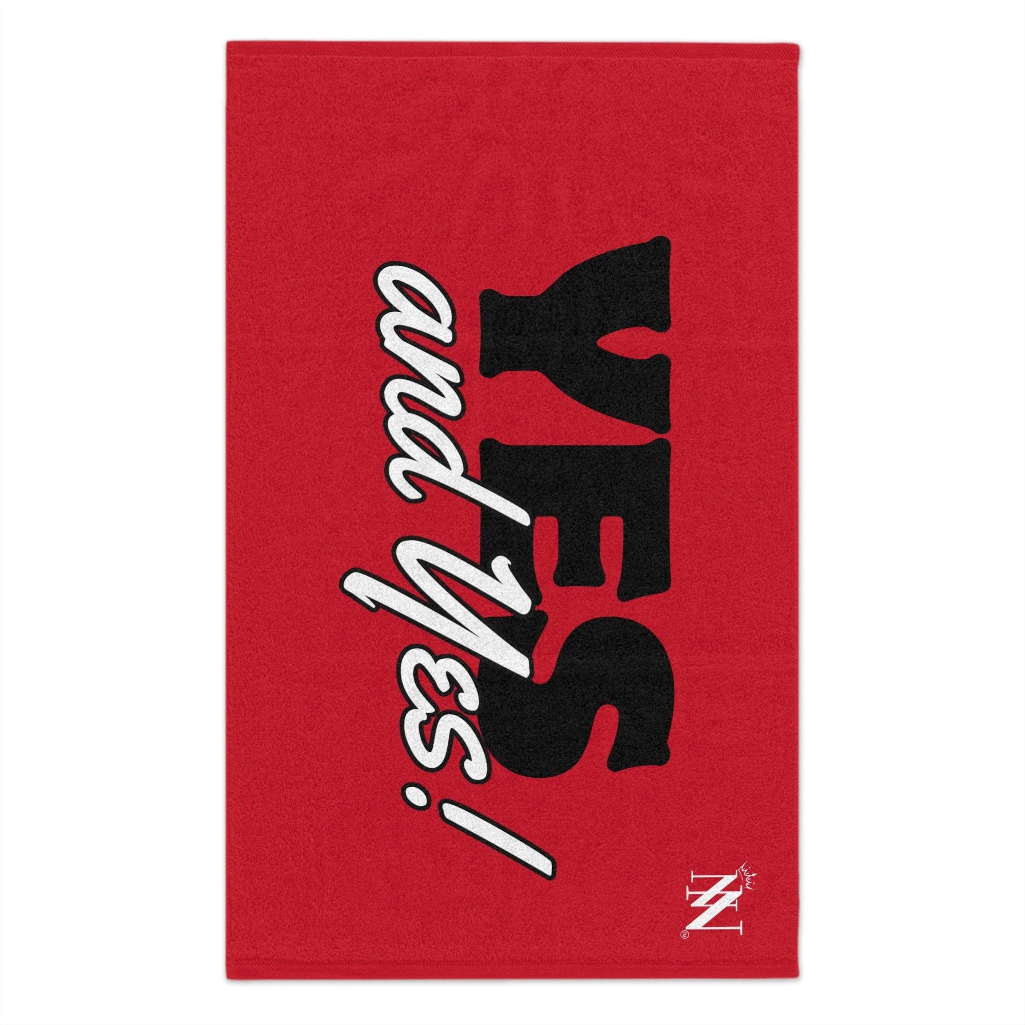 Yes and Yes! Red Mix & Match Soft Sex Towels | Naughty Lovers’ Gifts