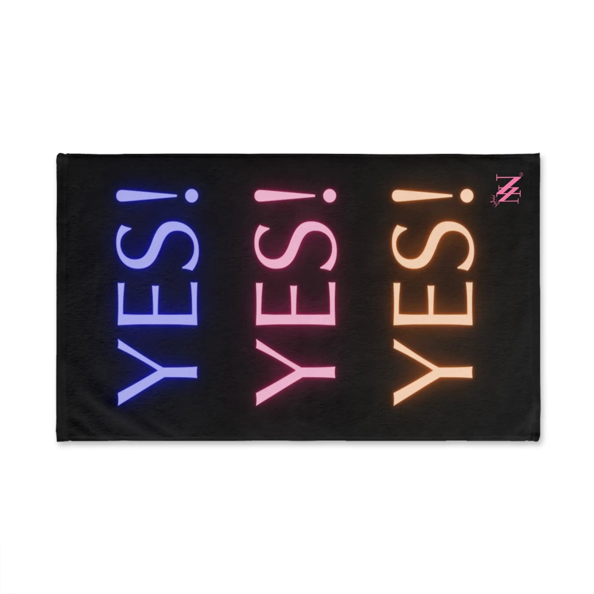 Yes! Yes! Yes! Black | Mix & Match Original Fun-Flirty Lovers’ Towels