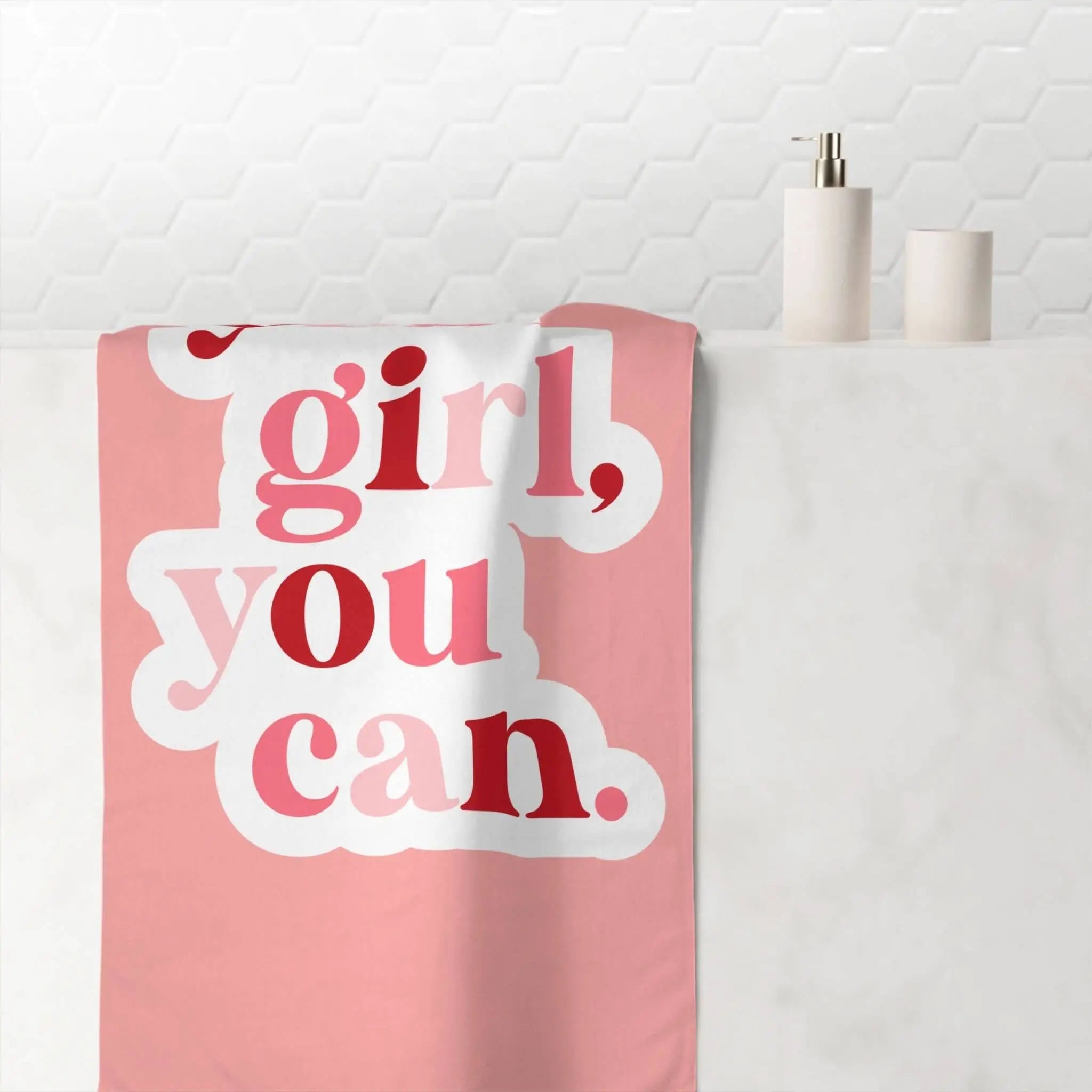 Yes Girl You Can | Mix & Match Naughty XL Fun-Flirty Lovers’ Towels