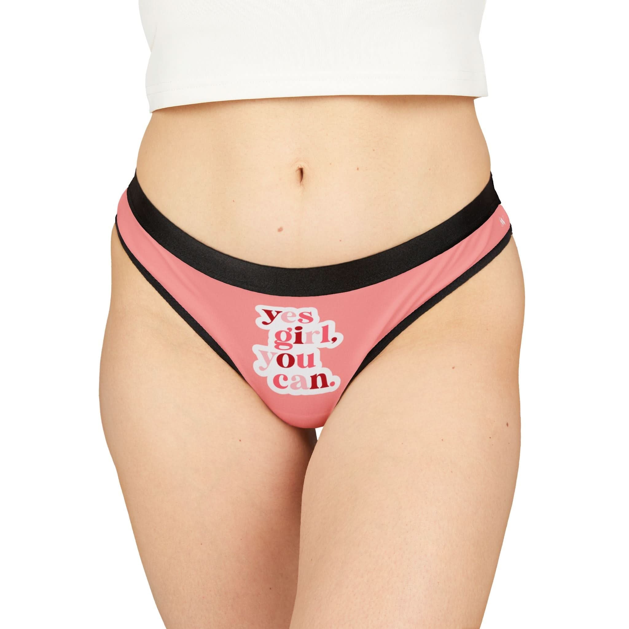 Yes Girl You Can | Mix & Match Women’s Fun-Flirty Lovers’ Thongs