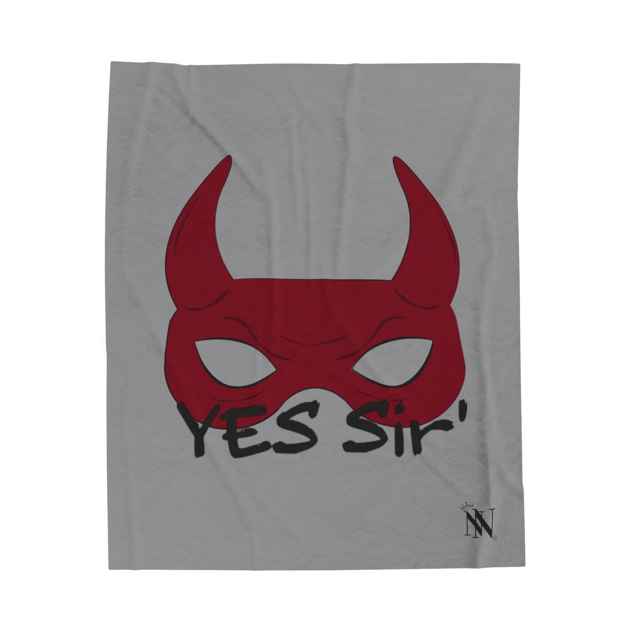 Yes Sir’ Grey | Mix & Match Soft Fun-Flirty Lovers’ Blankets