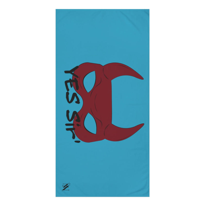 Yes Sir’ Teal | Mix & Match XL Fun-Flirty Lovers’ Towels