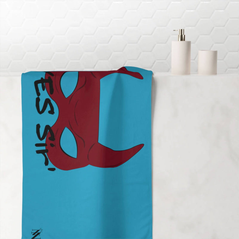 Yes Sir’ Teal | Mix & Match XL Fun-Flirty Lovers’ Towels