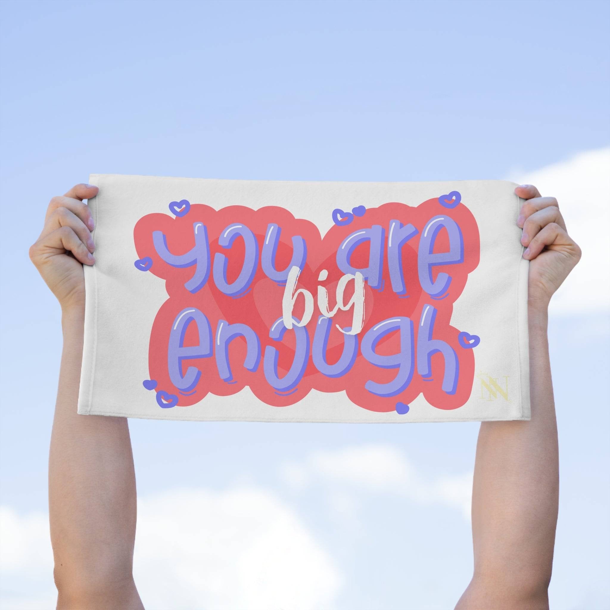 You Are Big Enough | Mix & Match Soft Fun-Flirty Lovers’ Towels