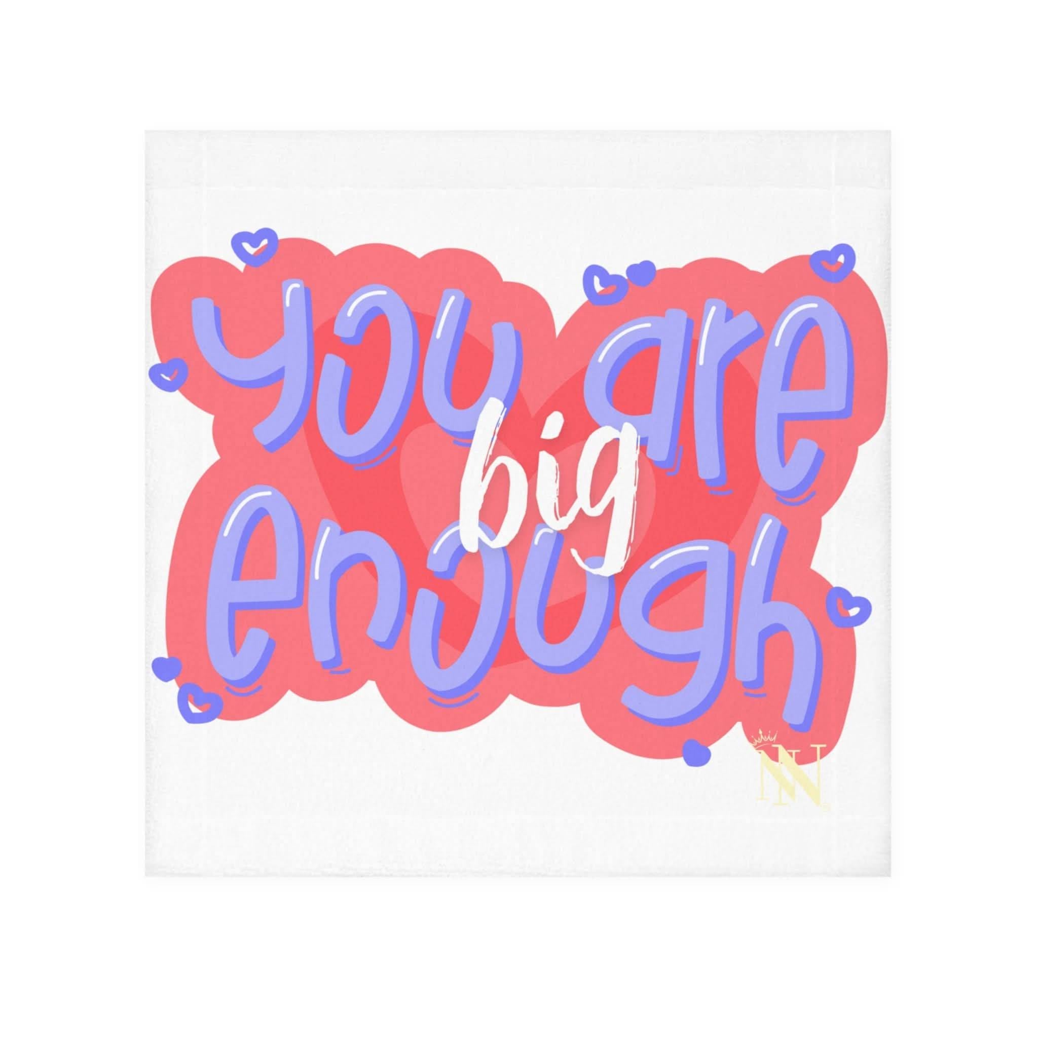 You Are Enough | Mix & Match Lils’ Fun-Flirty Lovers’ Towels
