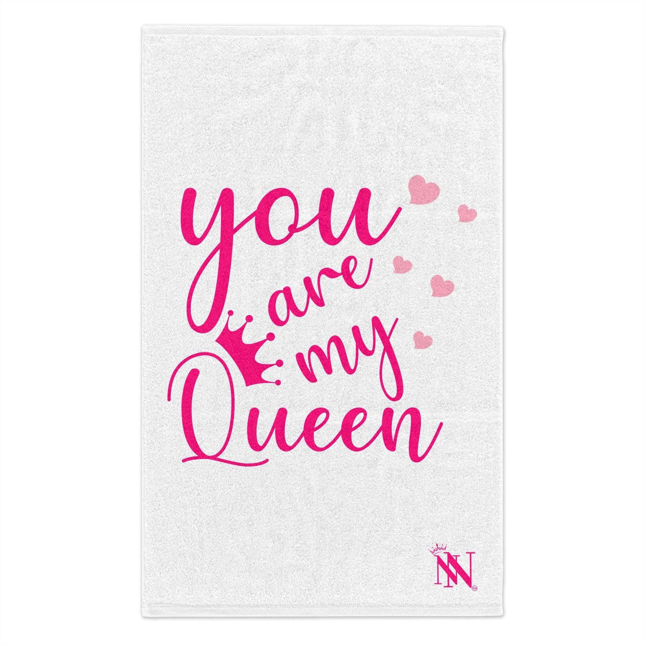You Are My Queen White | Mix & Match Soft Fun-Flirty Lovers’ Towels