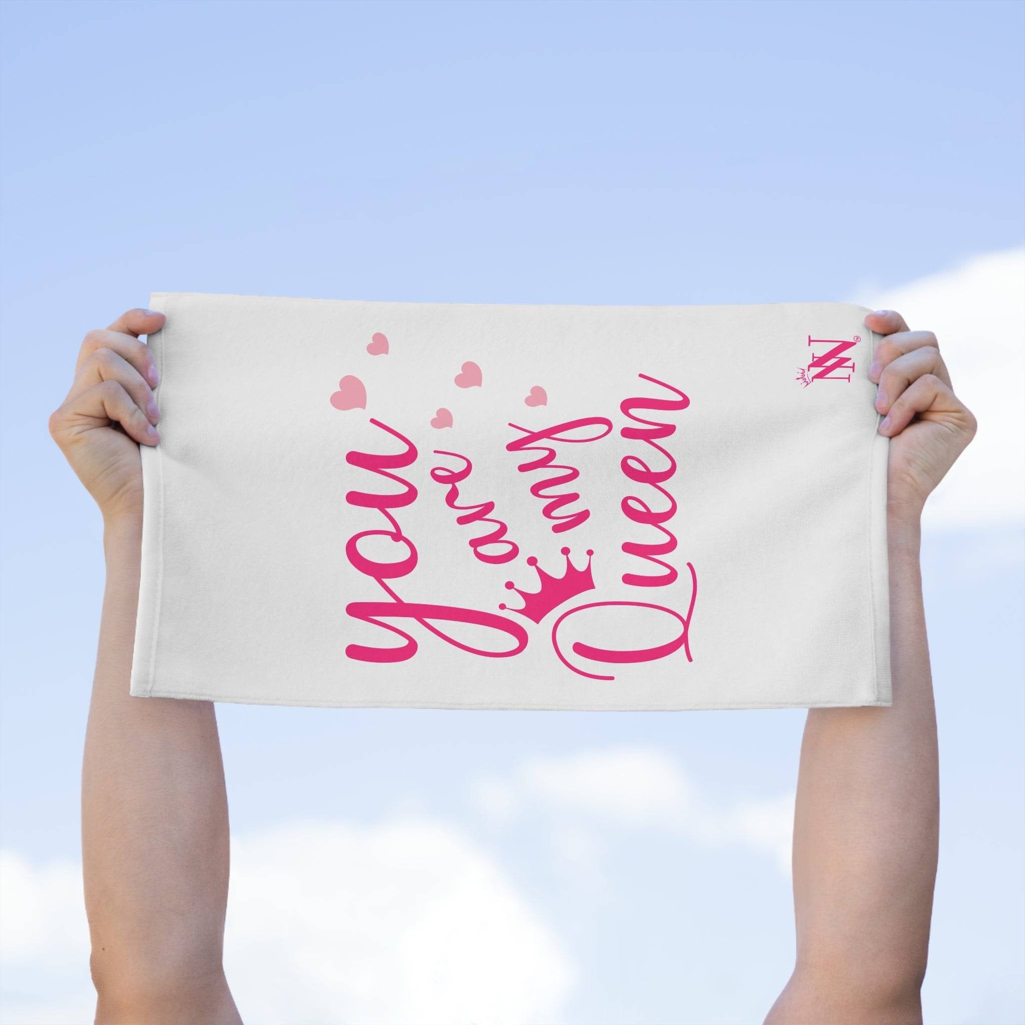 You Are My Queen White | Mix & Match Soft Fun-Flirty Lovers’ Towels