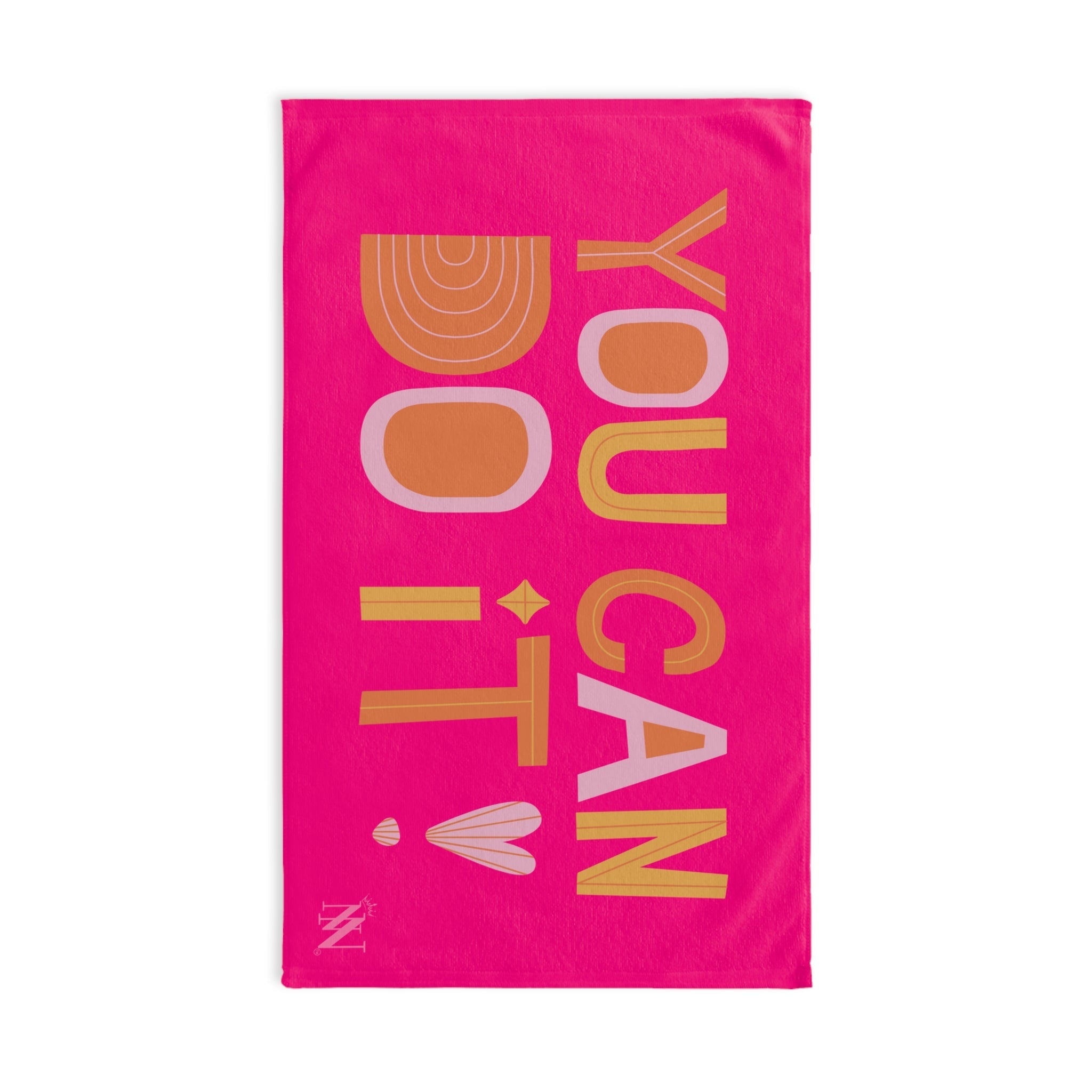 You Can Do It Boho Signature Pink | Mix & Match Original Fun-Flirty Lovers’ Towels