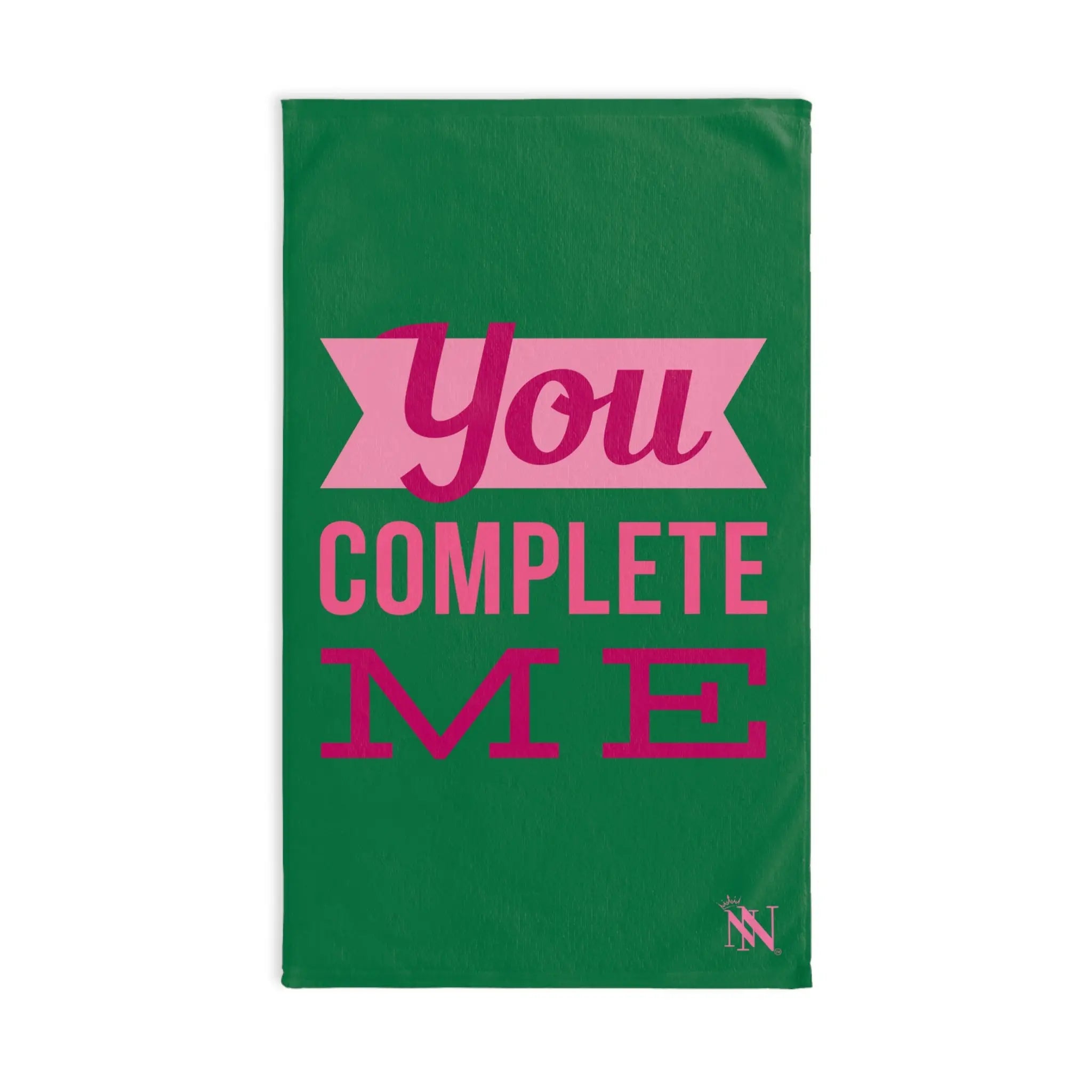 You Complete Me Green | Mix & Match Original Fun-Flirty Lovers’ Towels