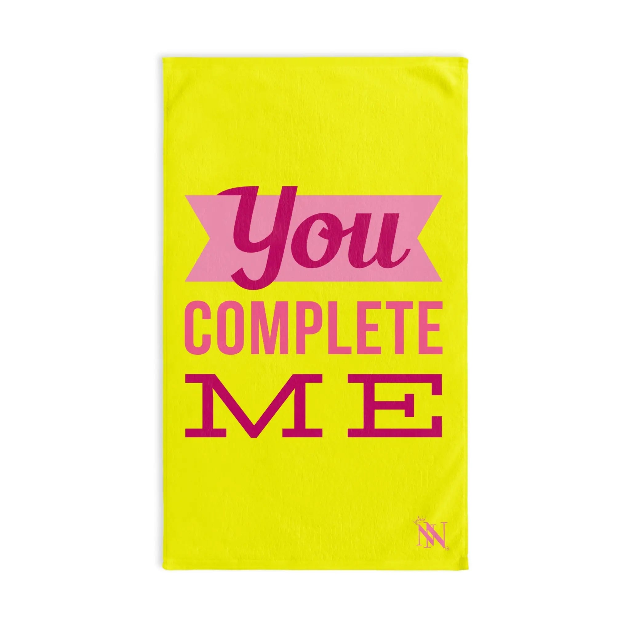 You Complete Me Neon Yellow | Mix & Match Original Fun-Flirty Lovers’ Towels