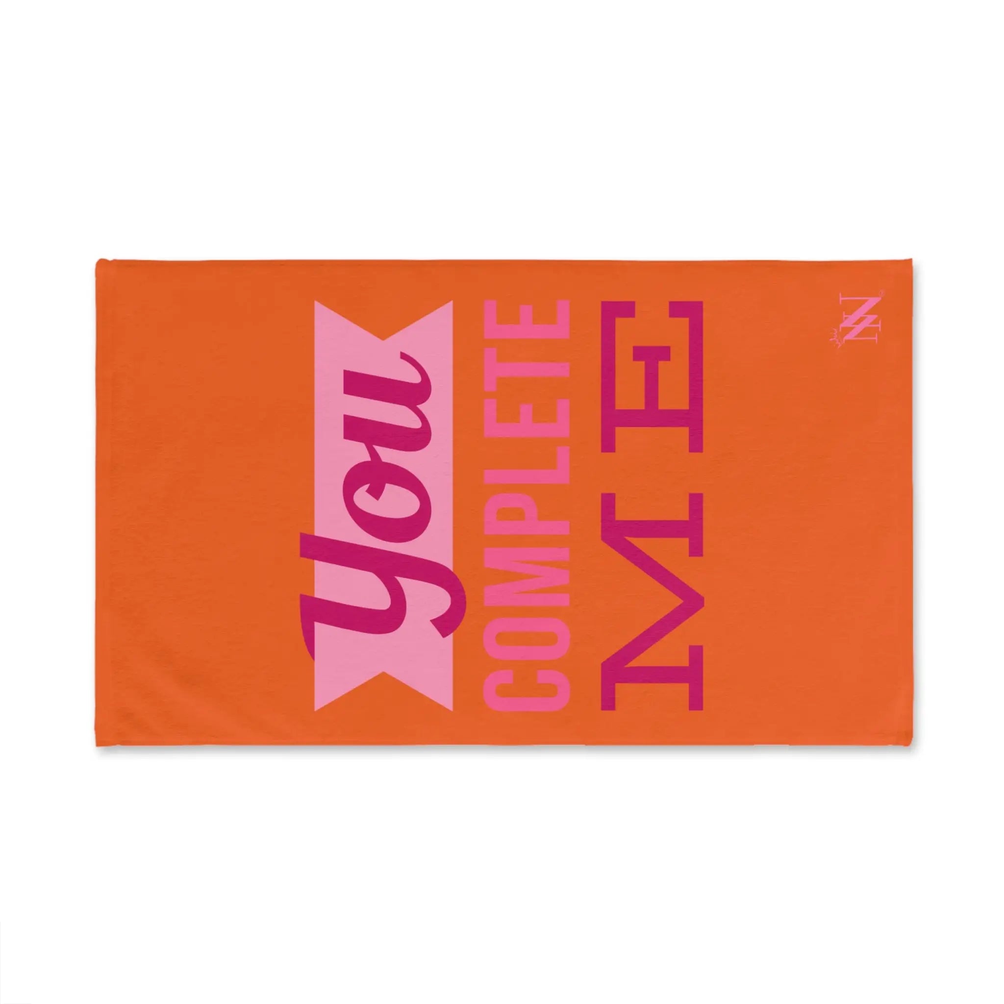 You Complete Me Orange | Mix & Match Original Fun-Flirty Lovers’ Towels
