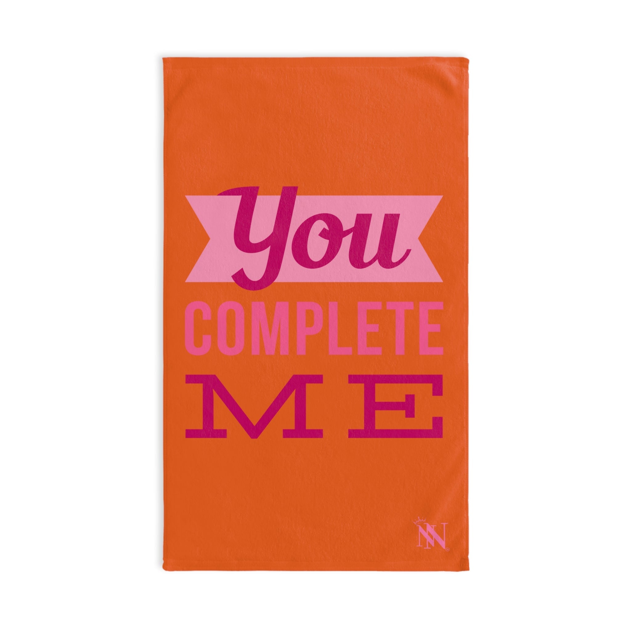 You Complete Me Orange | Mix & Match Original Fun-Flirty Lovers’ Towels