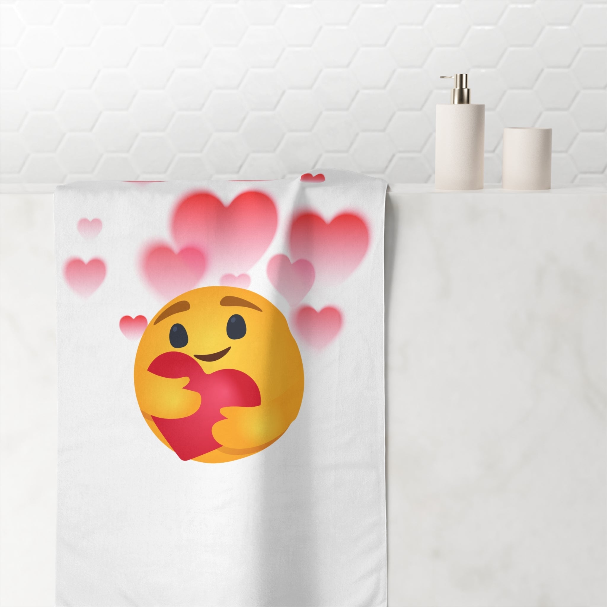 You Hug My Heart | Mix & Match XL Fun-Flirty Lovers’ Towels