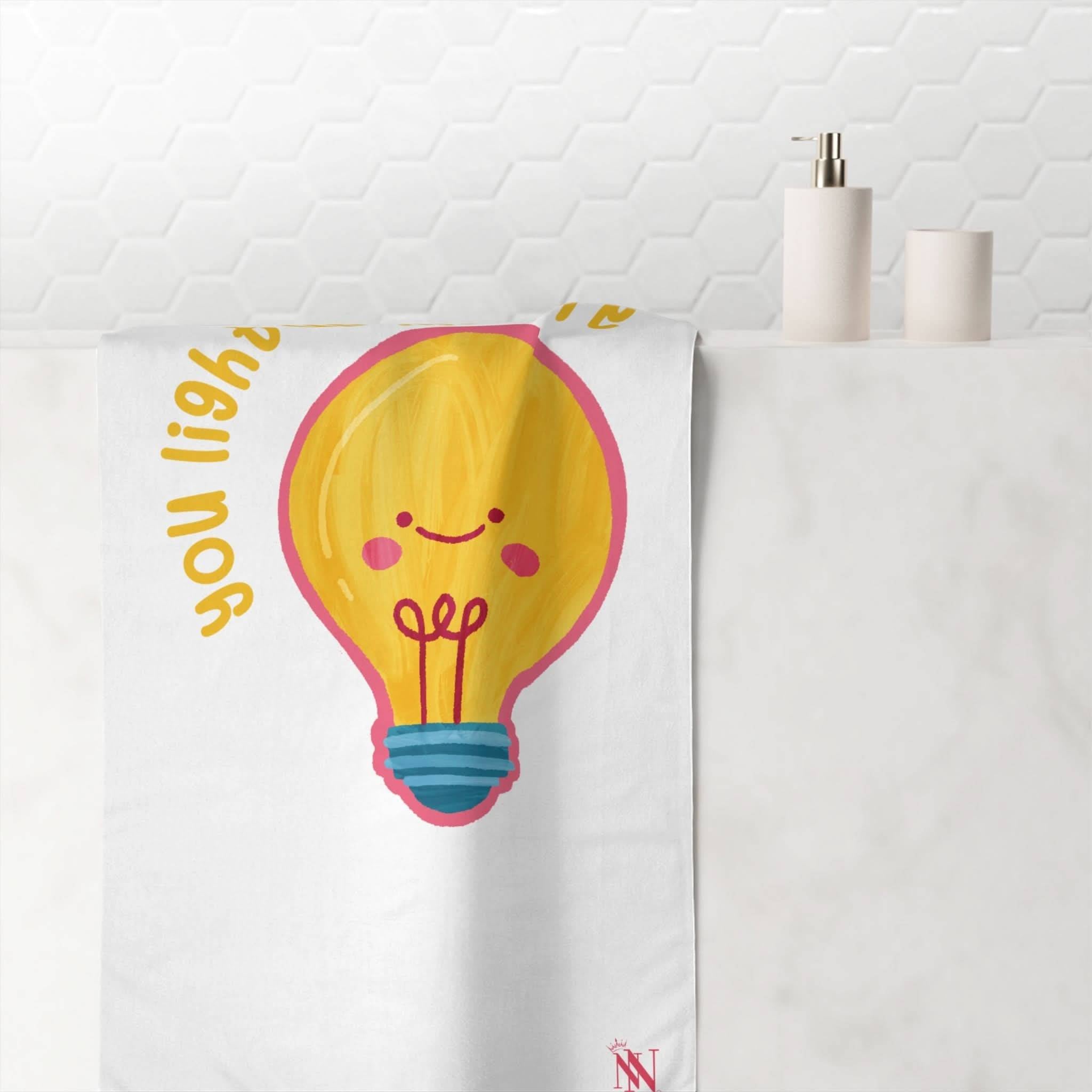 You Light Up My Life | Mix & Match Naughty XL Fun-Flirty Lovers’ Towels