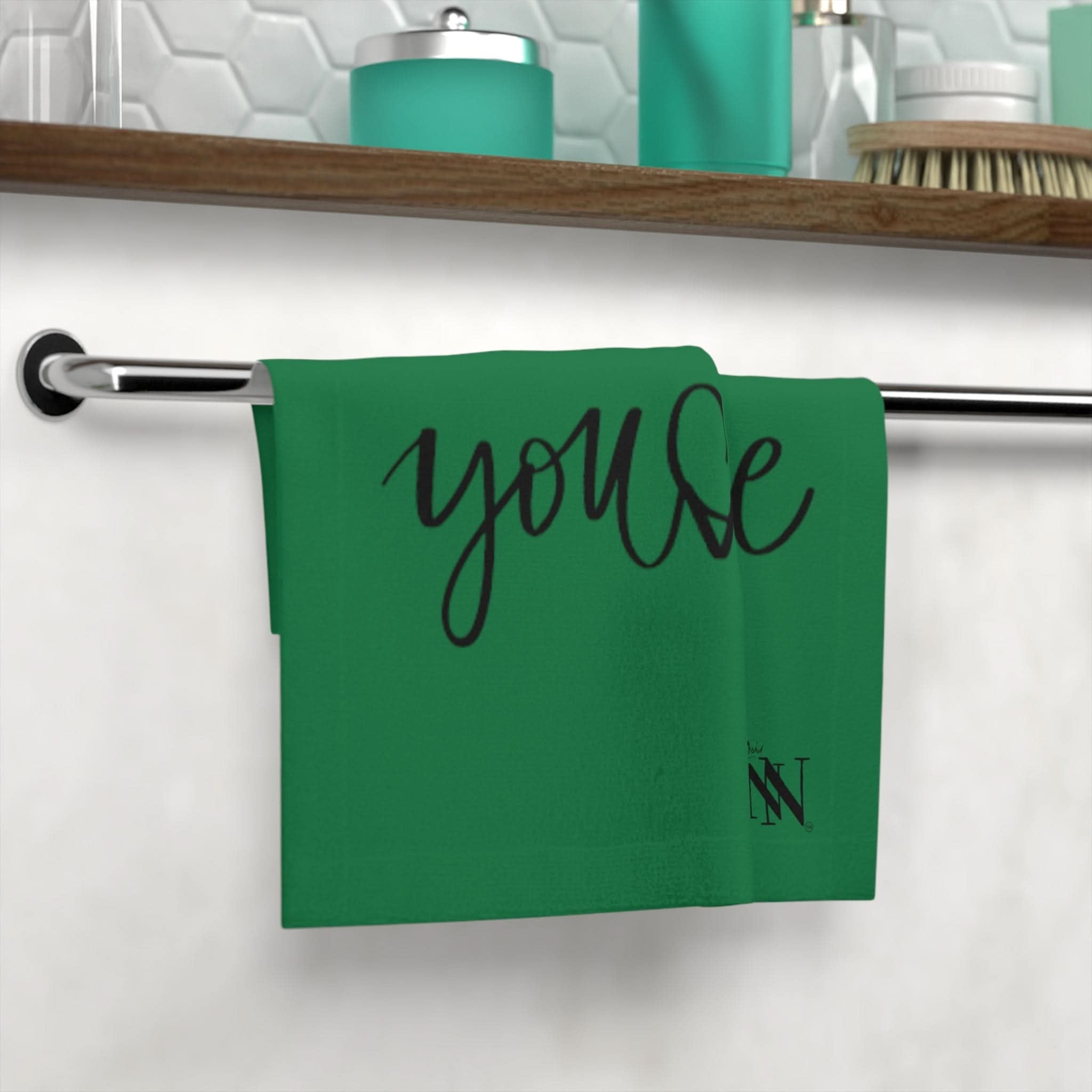 You Love Me Green | Mix & Match Lils’ Fun-Flirty Lovers’ Towels