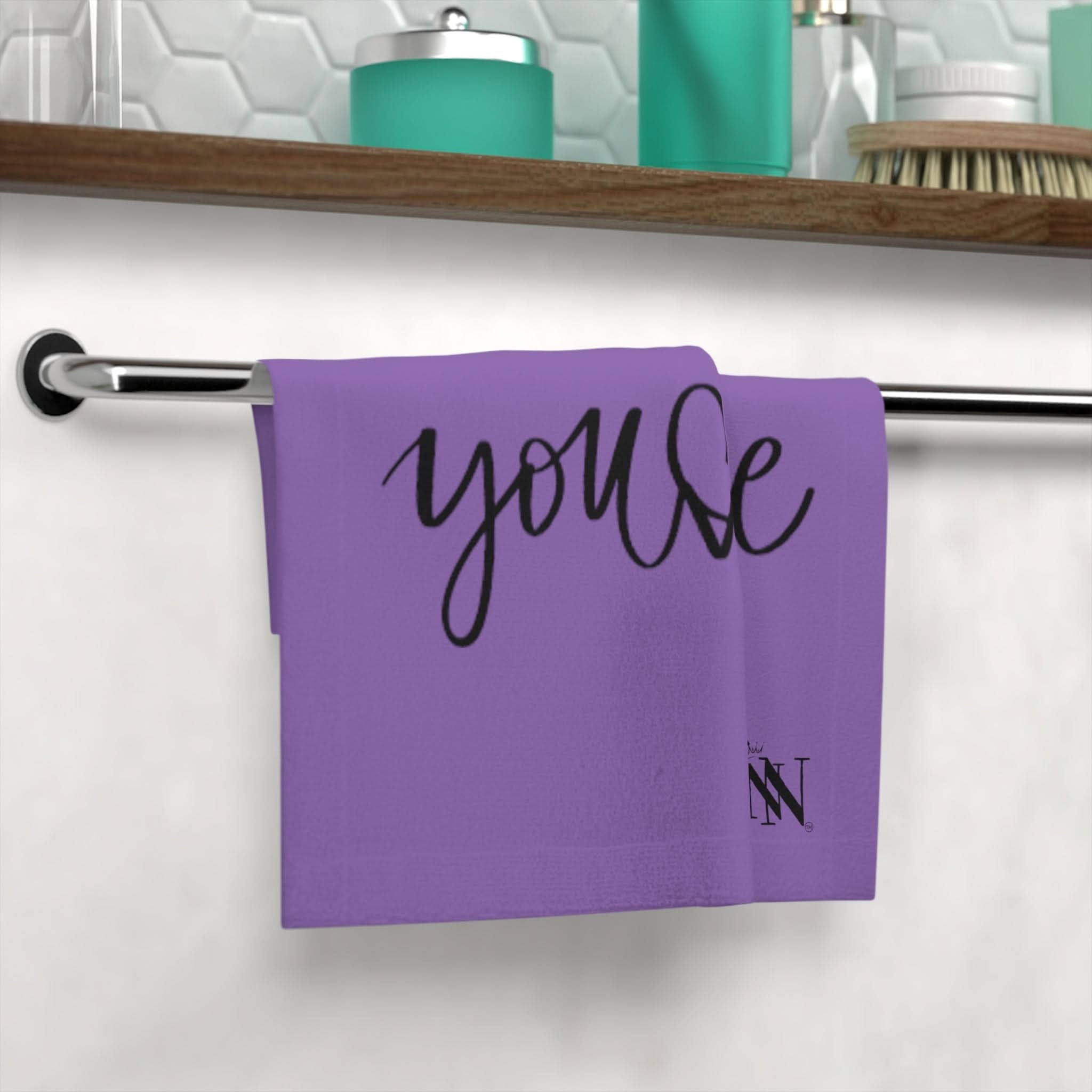 You Love Me Lavendar | Nectar Napkins Lils’ 13’’x13’’ Eco-Friendly Cloth Reusable Fun-Flirty Colorful Intimacy Lovers’