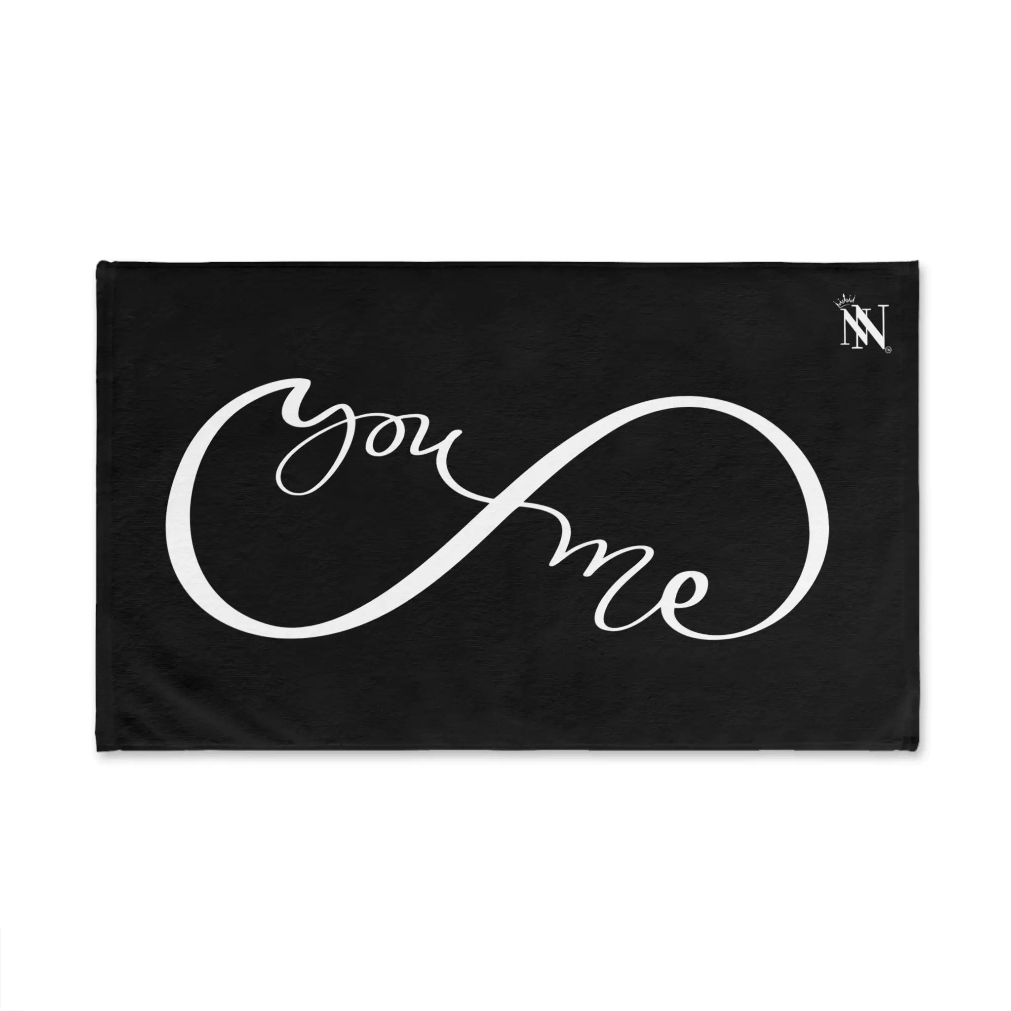 You + Me Infinity Black | Mix & Match Original Fun-Flirty Lovers’ Towels