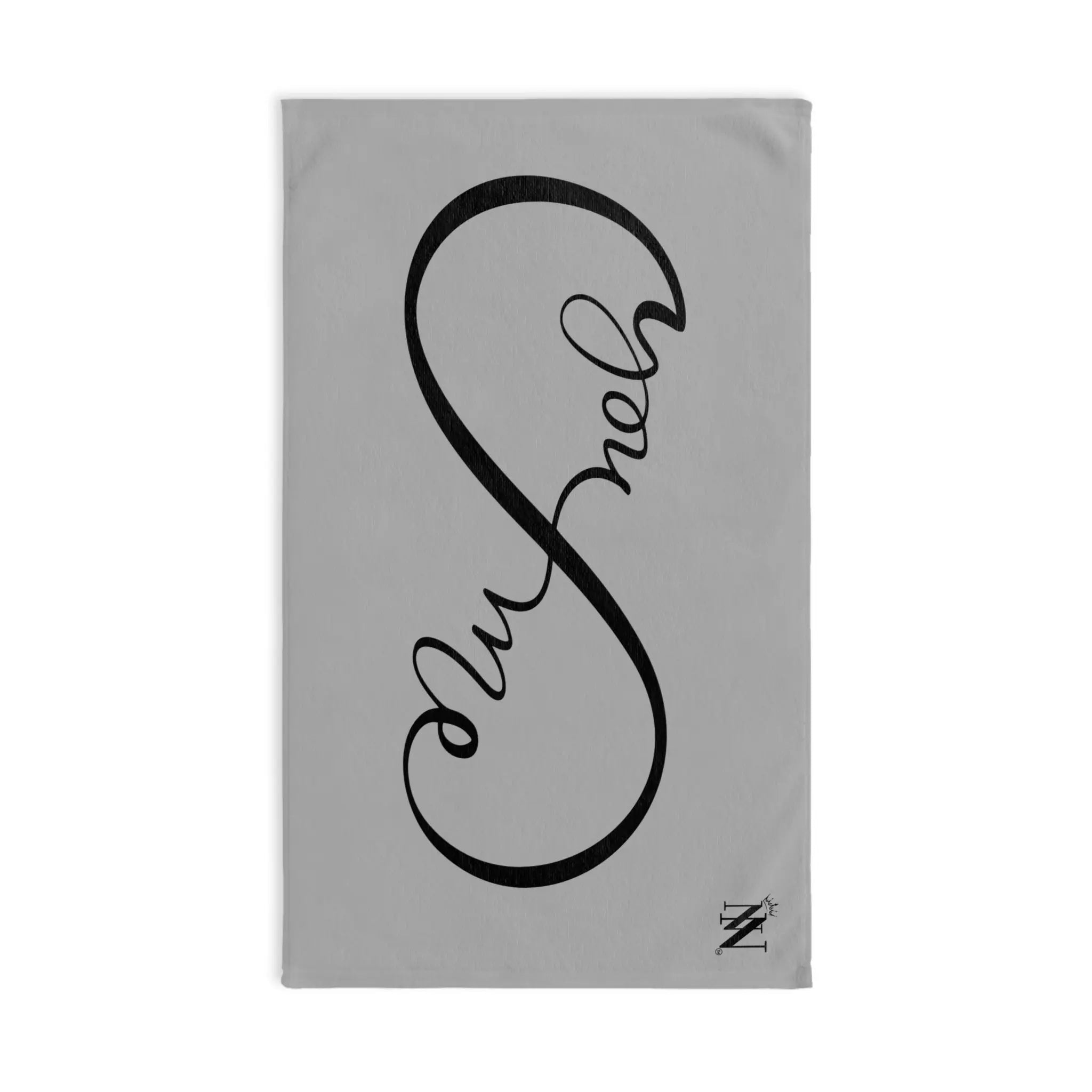 You + Me Infinity Light Grey | Mix & Match Original Fun-Flirty Lovers’ Towels