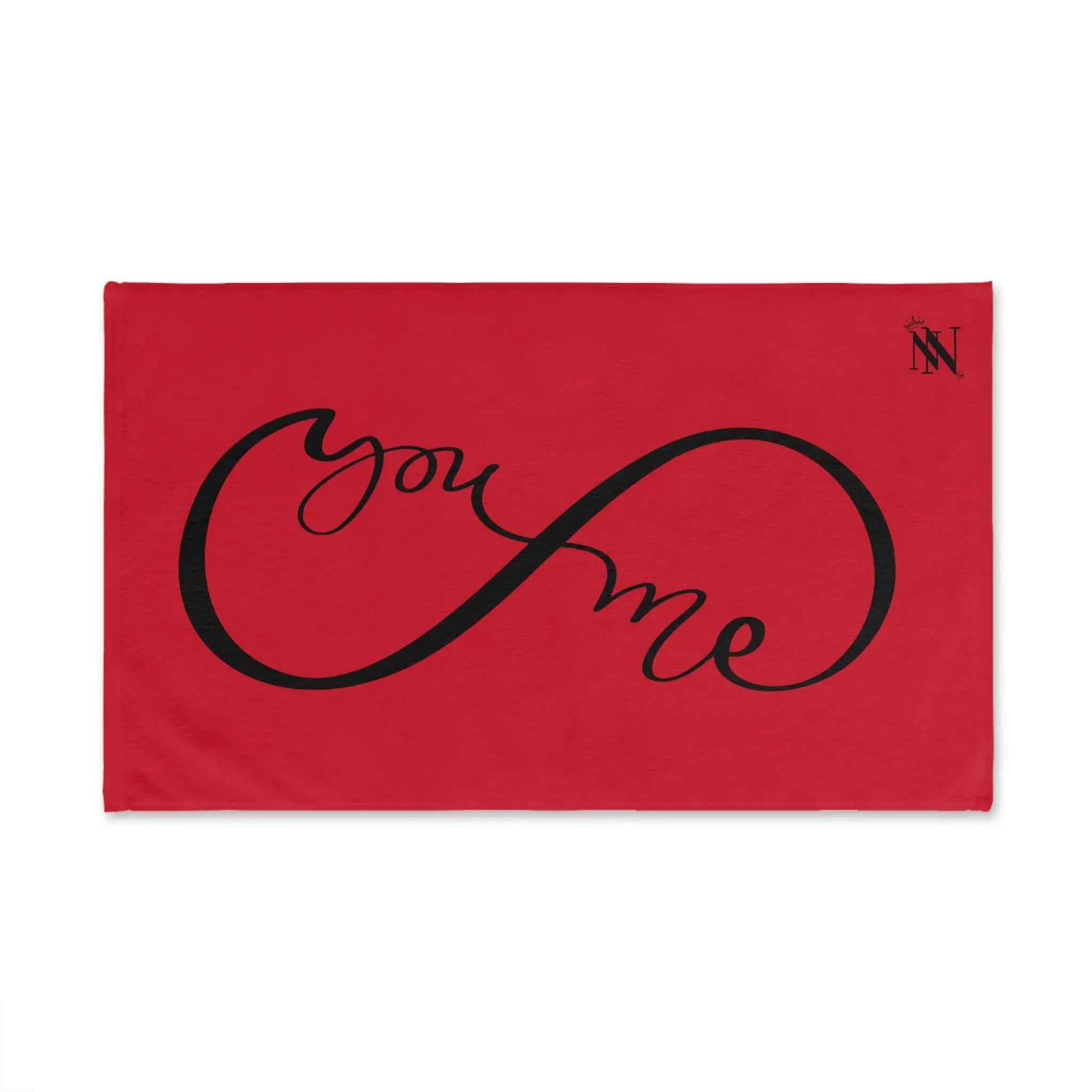 You + Me Infinity Red | Mix & Match Original Fun-Flirty Lovers’ Towels