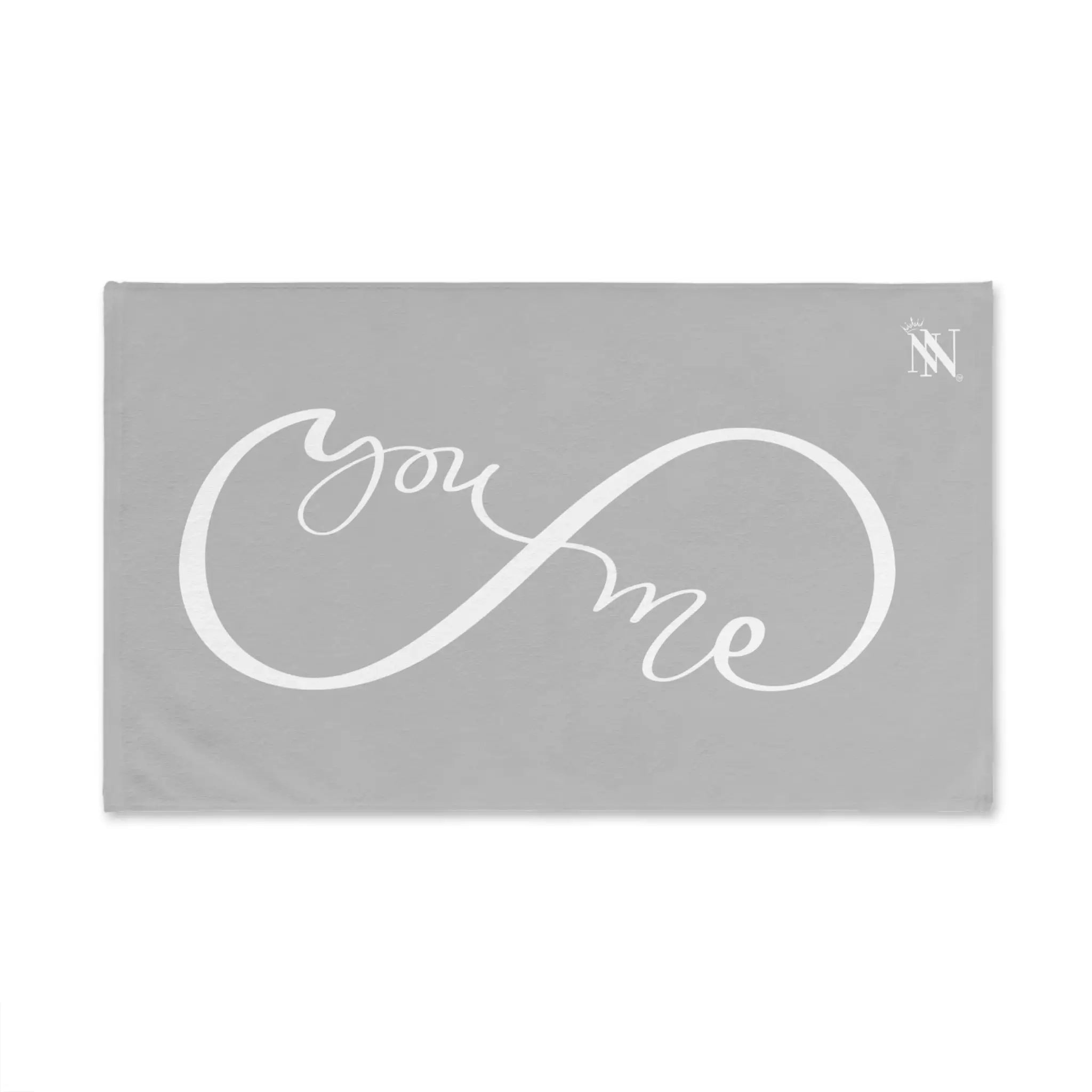 You + Me Infinity Silver | Mix & Match Original Fun-Flirty Lovers’ Towels
