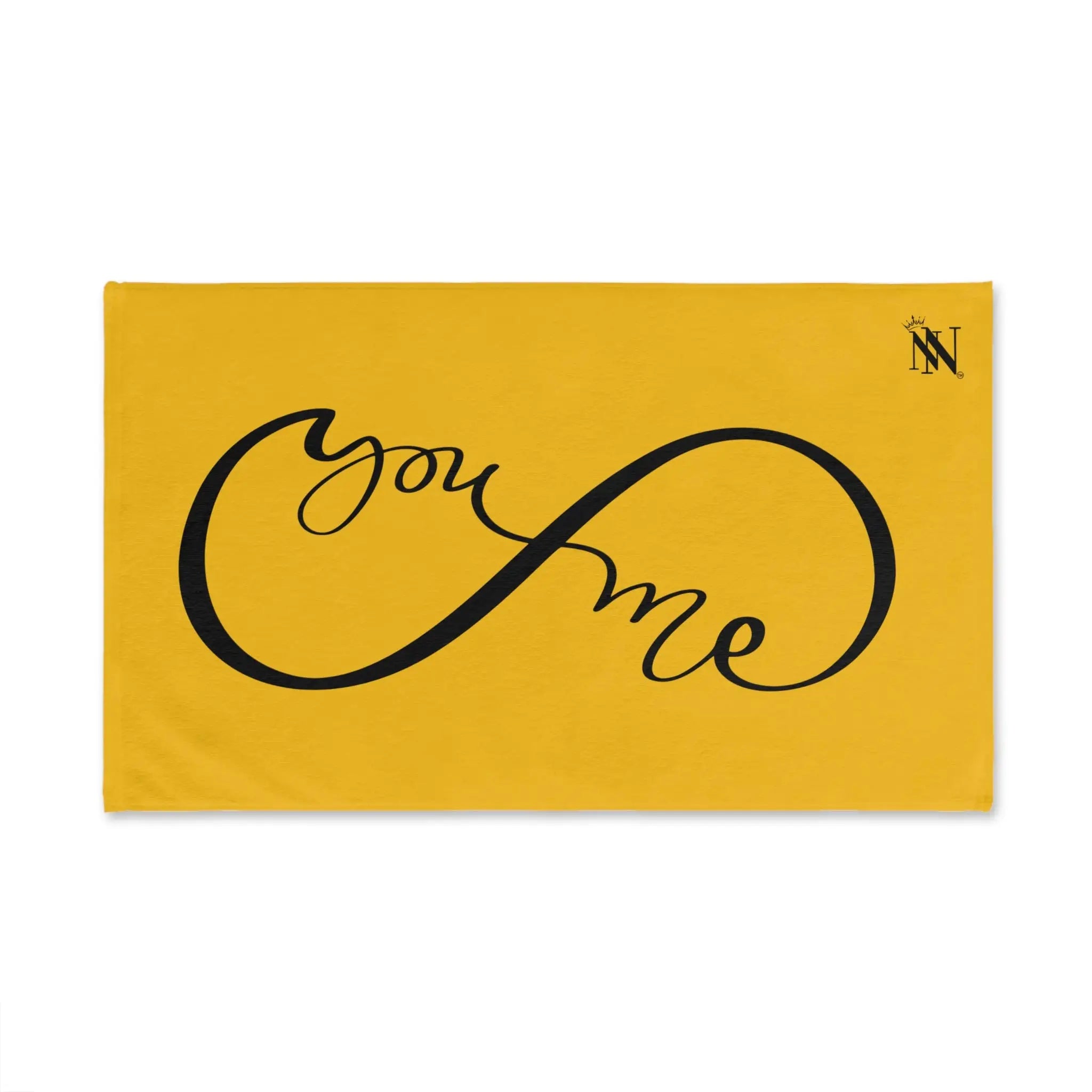 You + Me Infinity Yellow | Mix & Match Original Fun-Flirty Lovers’ Towels