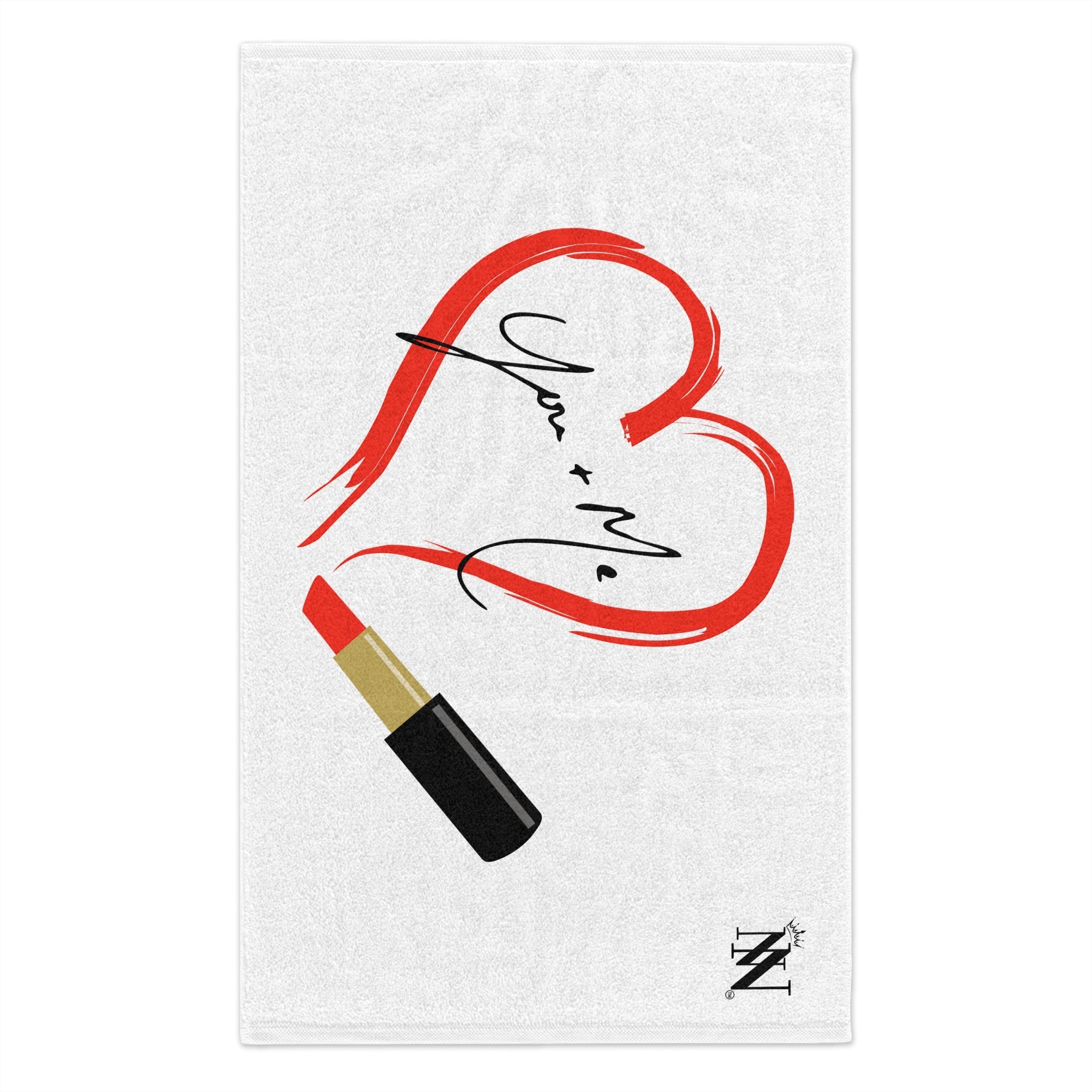 You + Me Lipstick Love | Mix & Match Soft Fun-Flirty Lovers’ Towels