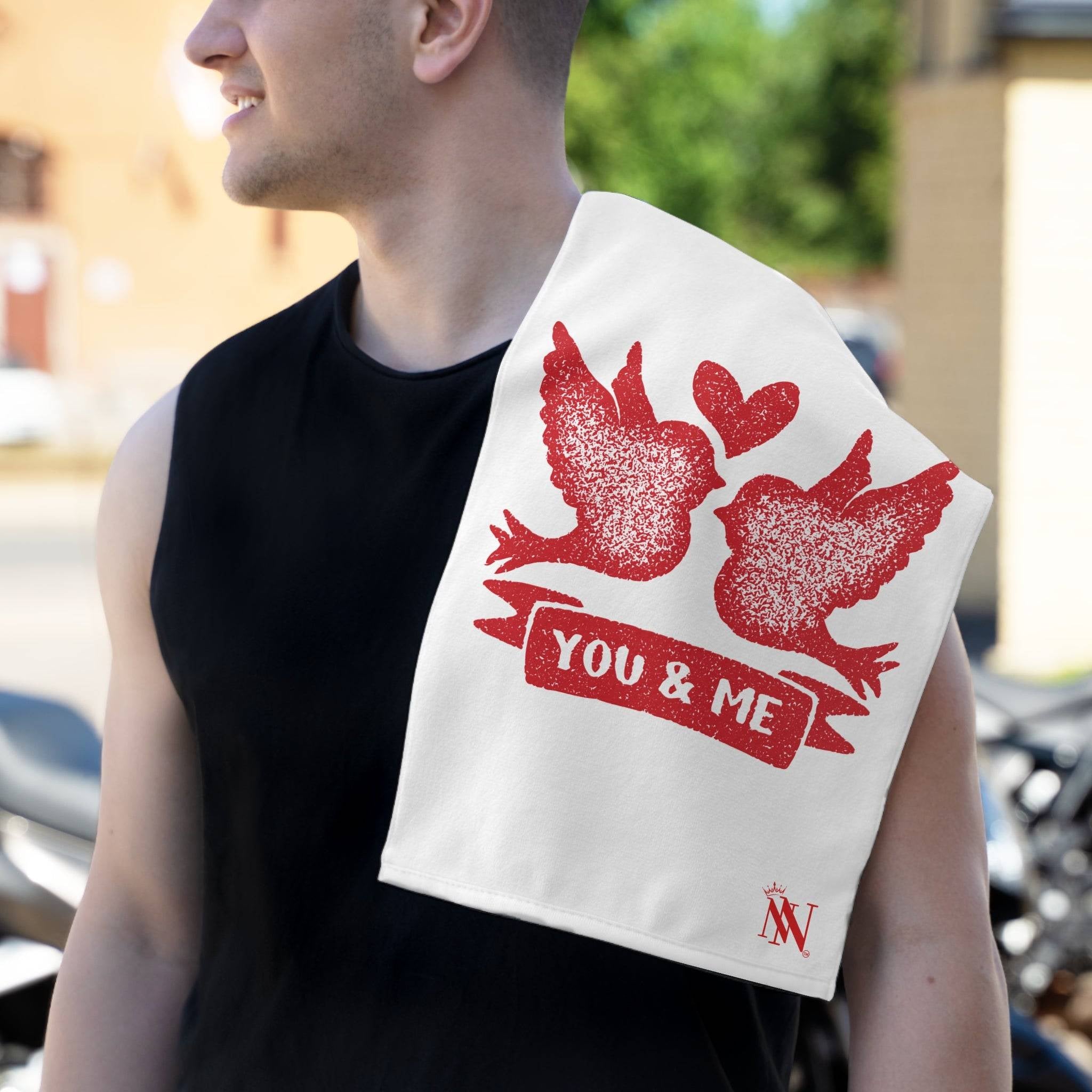 You & Me Love Birds | Mix & Match Soft Fun-Flirty Lovers’ Towels