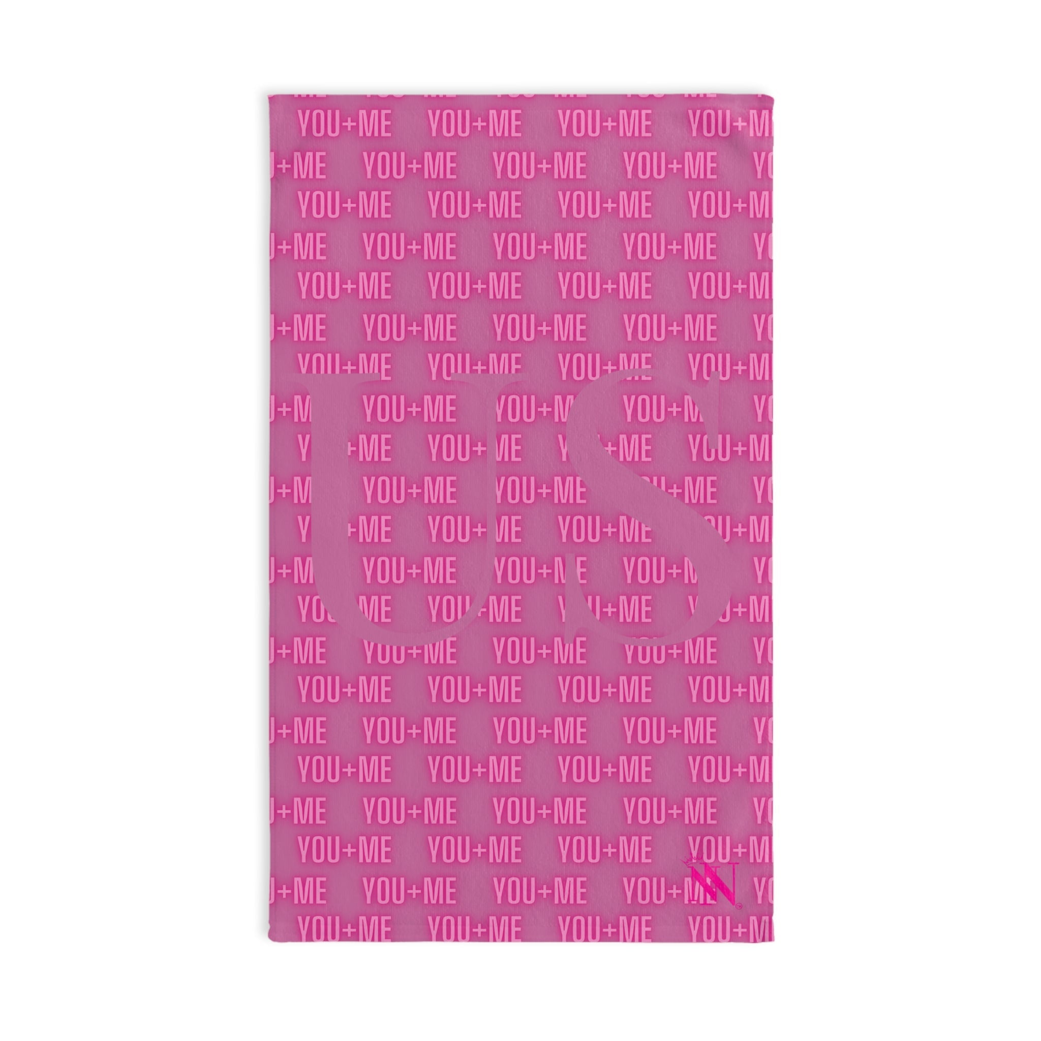 You + Me=US Soft Pink | Mix & Match Soft Fun-Flirty Lovers’ Towels