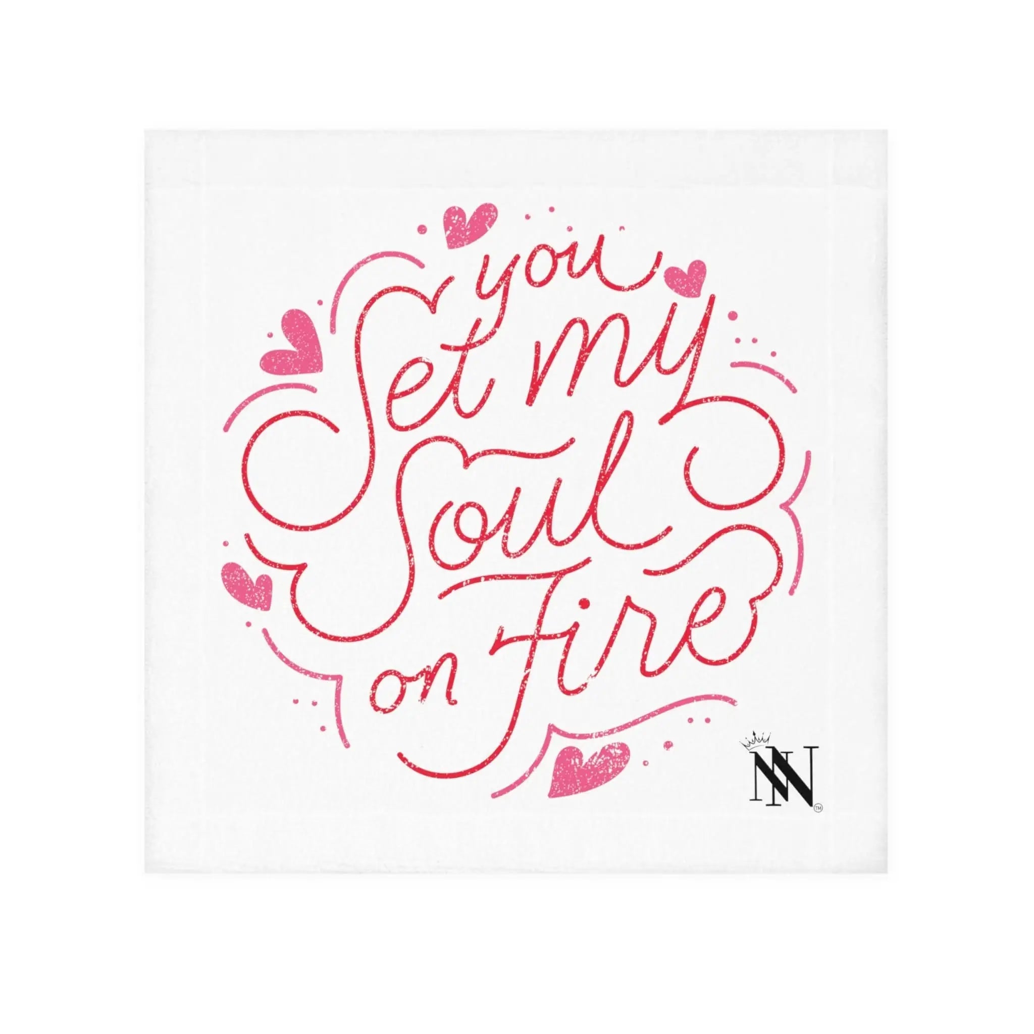 You Set My Soul on Fire | Mix & Match Lils’ Fun-Flirty Lovers’ Towels