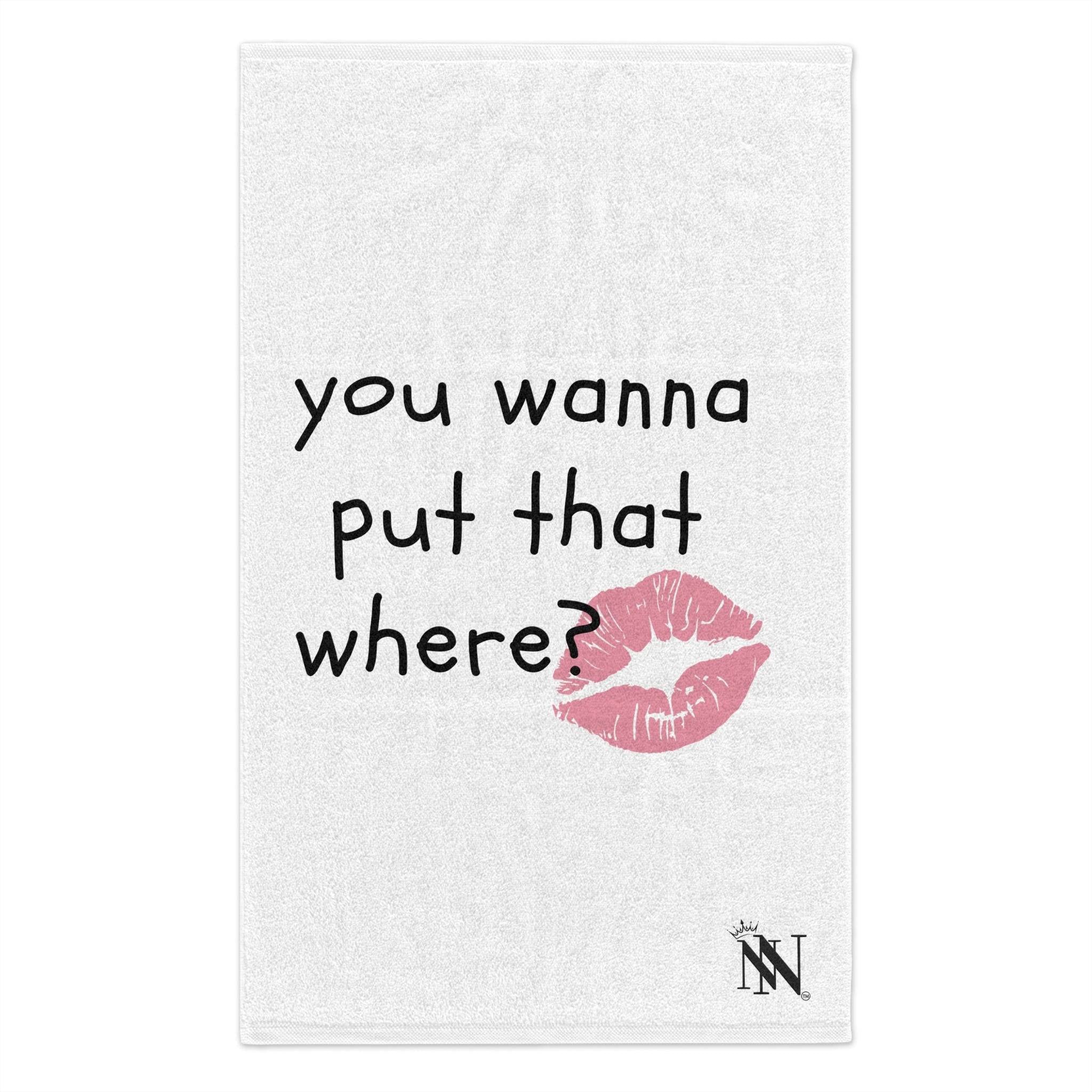 You Wanna Put That Where? | Mix & Match Soft Fun-Flirty Lovers’ Towels