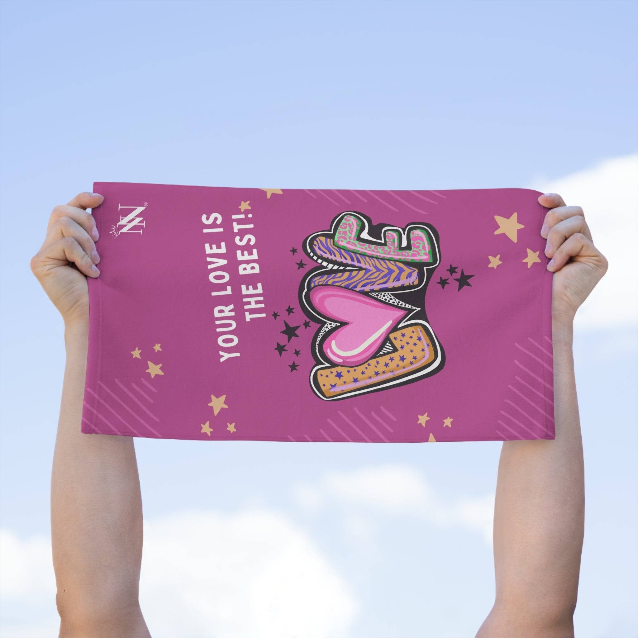 Your Love is the Best! | Mix & Match Soft Fun-Flirty Lovers’ Towels