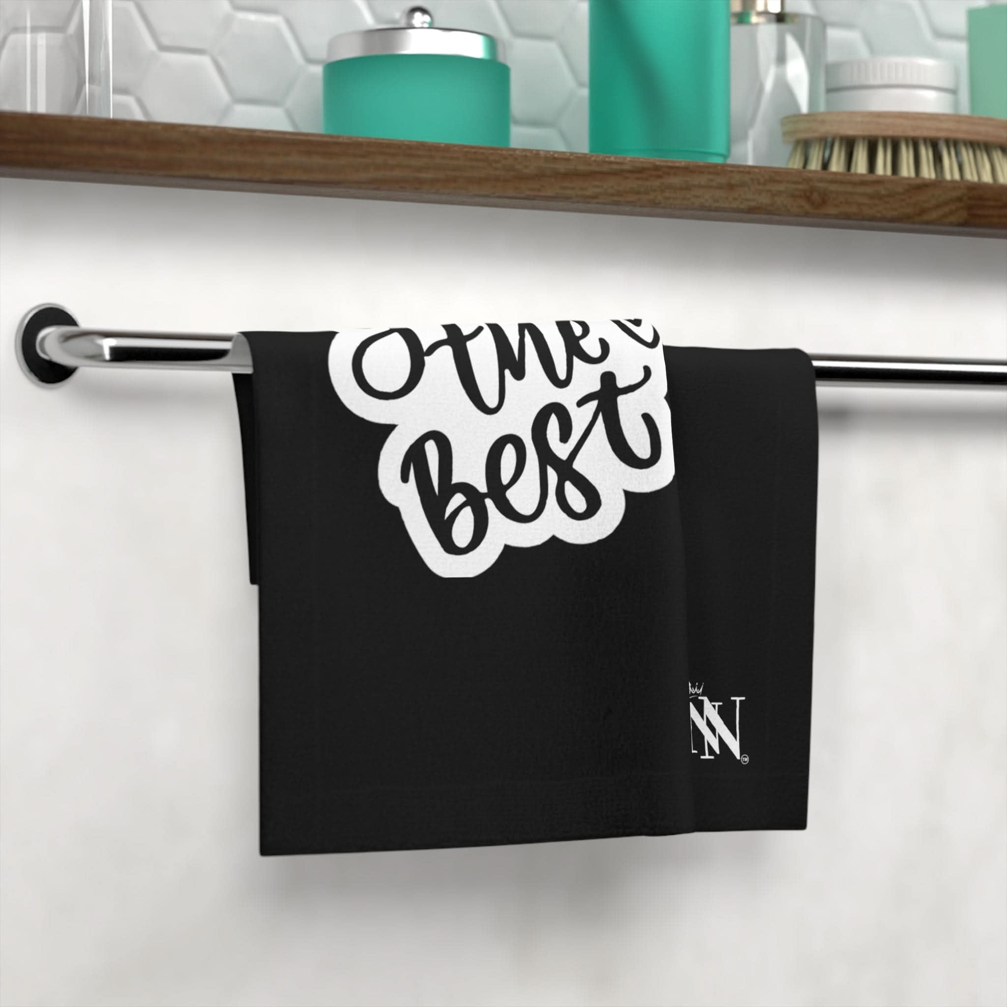 You’re the Best Black | Mix & Match Lils’ Fun-Flirty Lovers’ Towels
