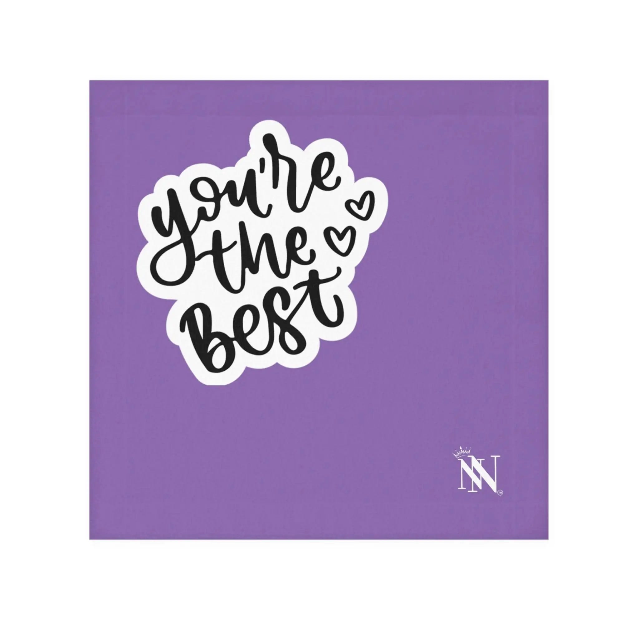 You’re the Best Lavendar | Mix & Match Lils’ Fun-Flirty Lovers’ Towels